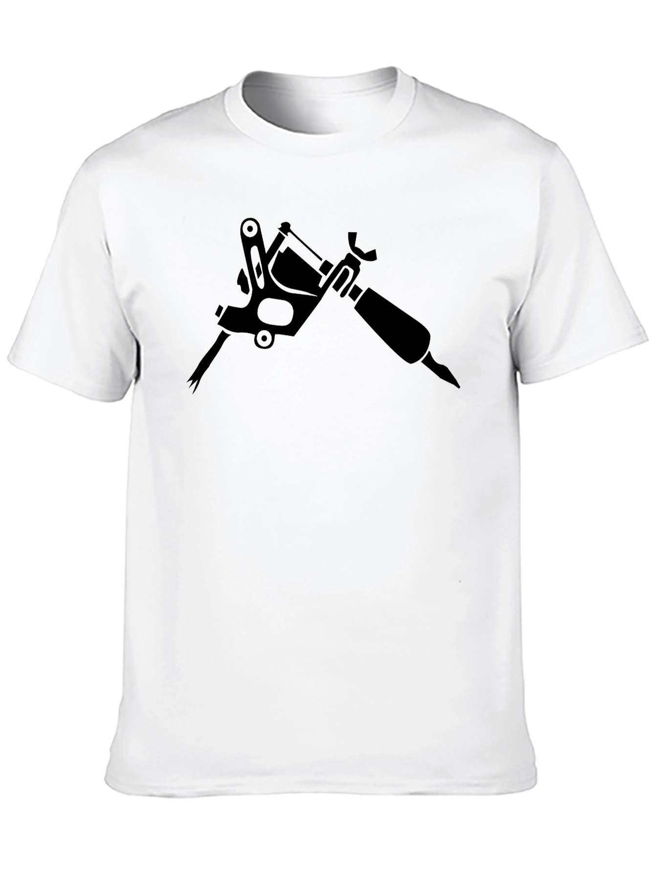 Black Tattoo Machine Graphic Tee