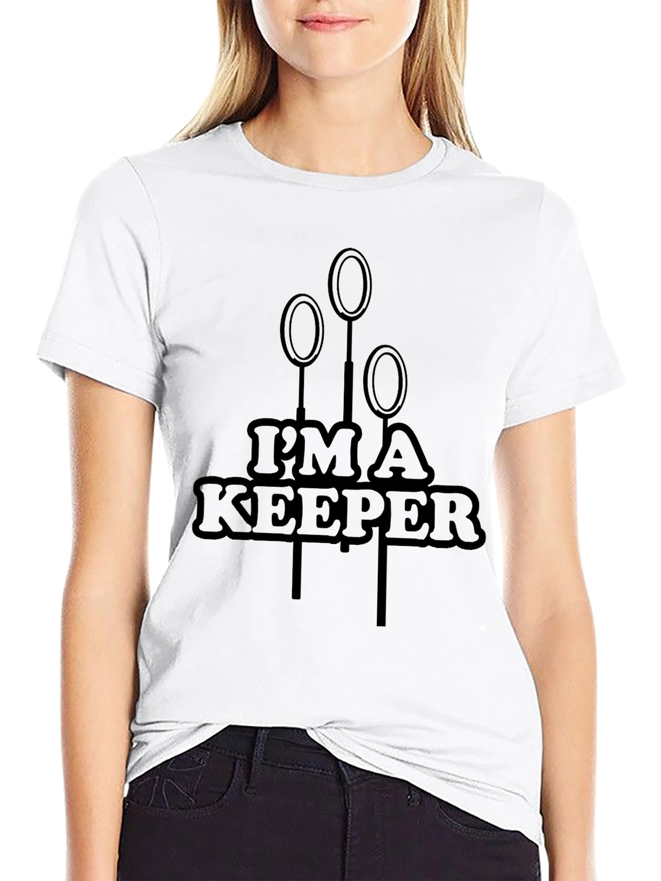 Im A Keeper Quidditch Inspired Graphic T-Shirt