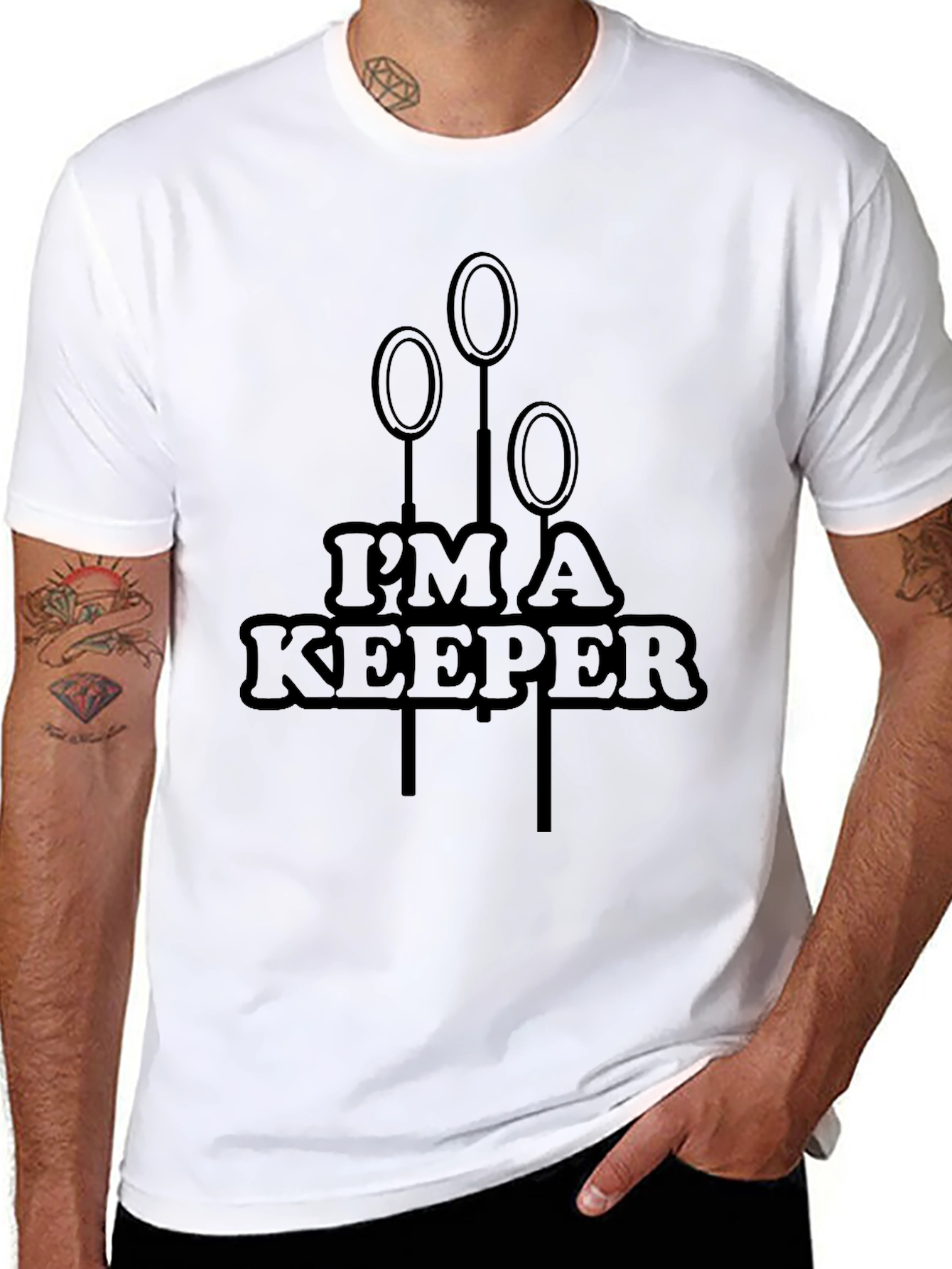 Im A Keeper Quidditch Inspired Graphic T-Shirt