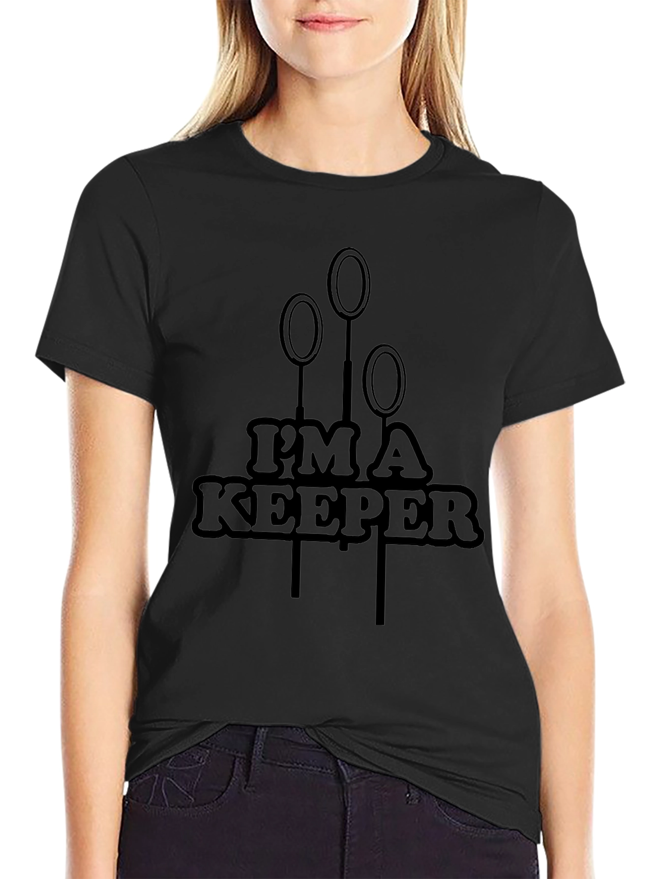 Im A Keeper Quidditch Inspired Graphic T-Shirt