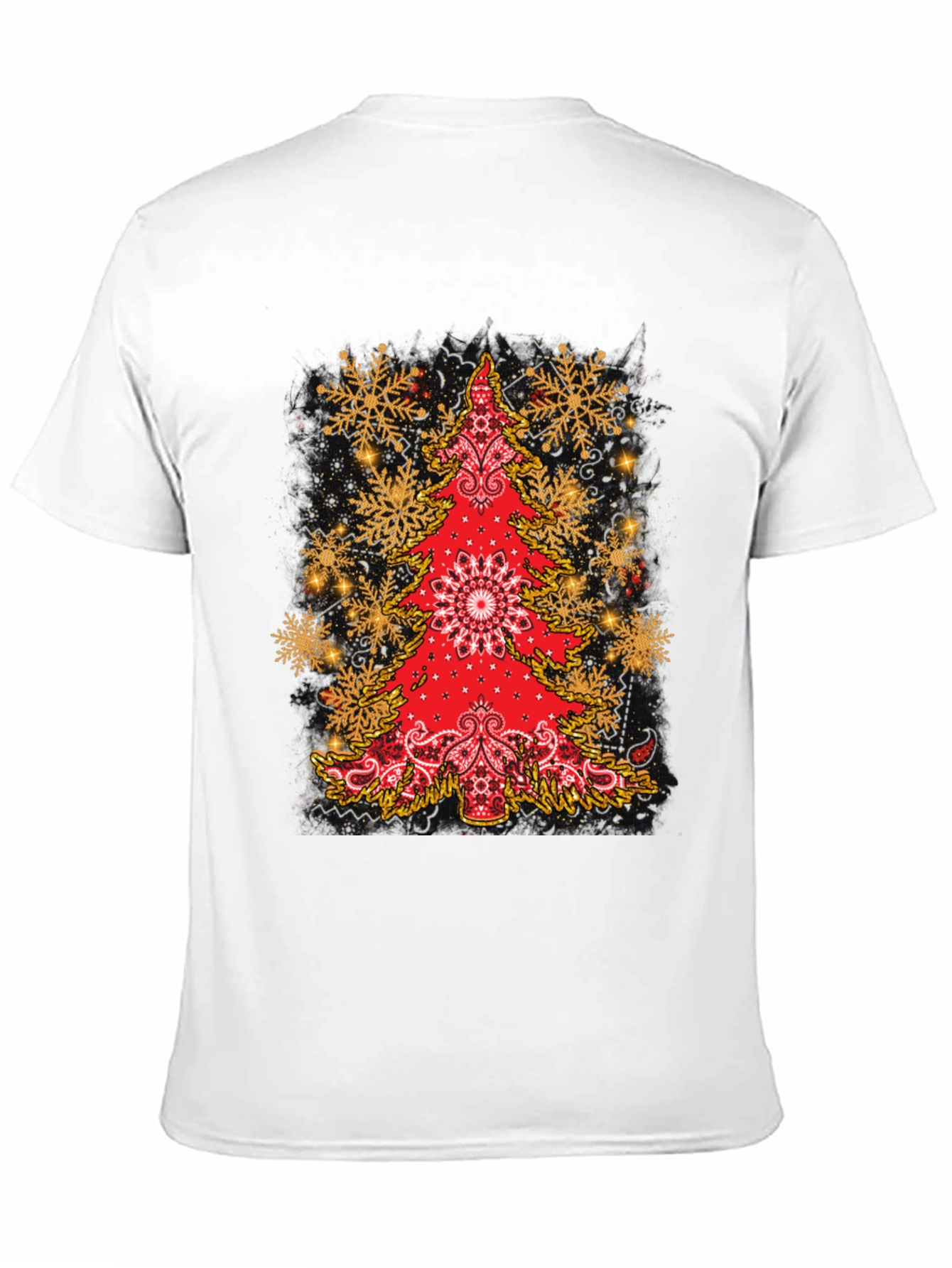 Festive Bandana Christmas Tree Graphic Tee