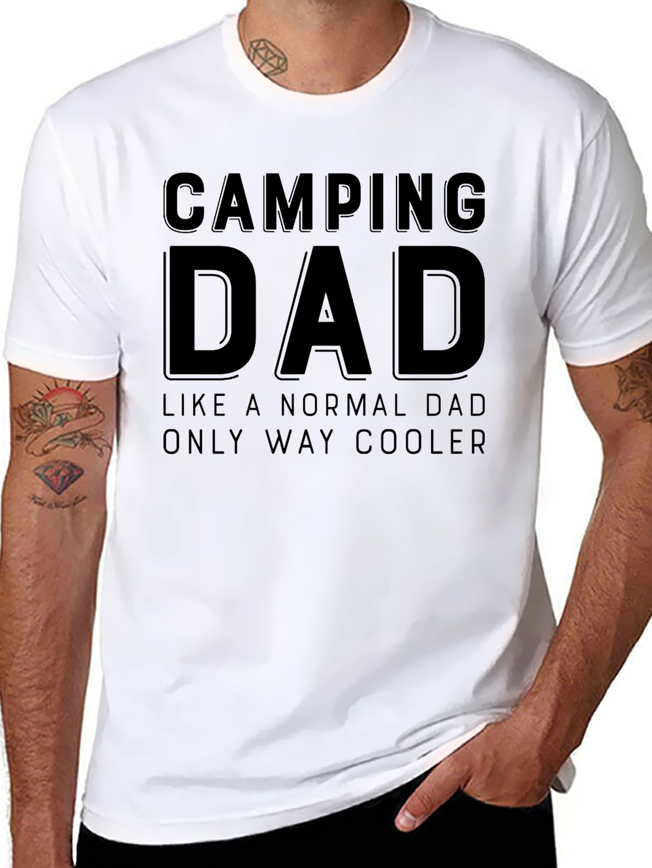 Camping Dad T-Shirt - Cool Dad Tee