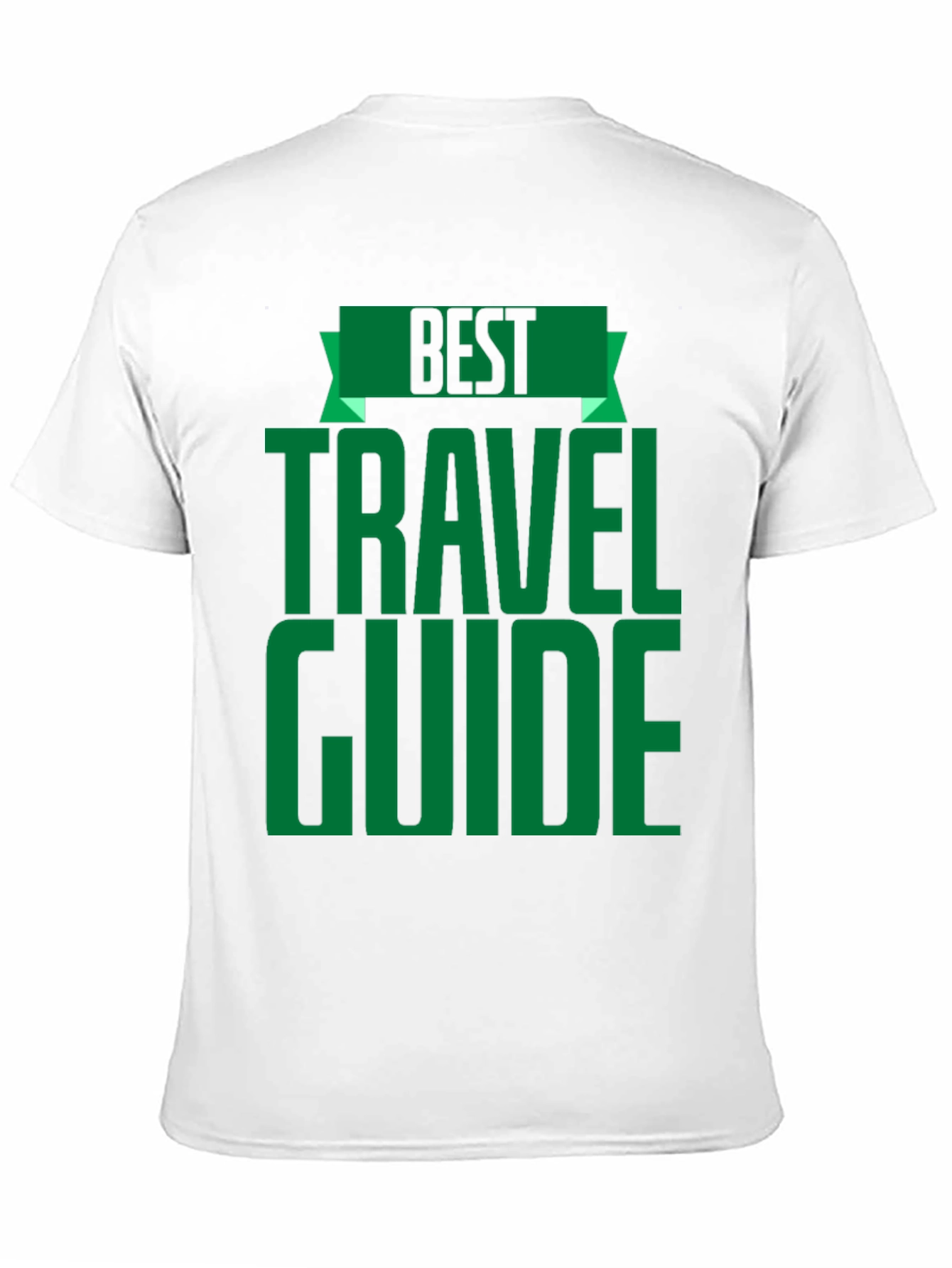 Best Travel Guide T-Shirt - Black Crew Neck Tee