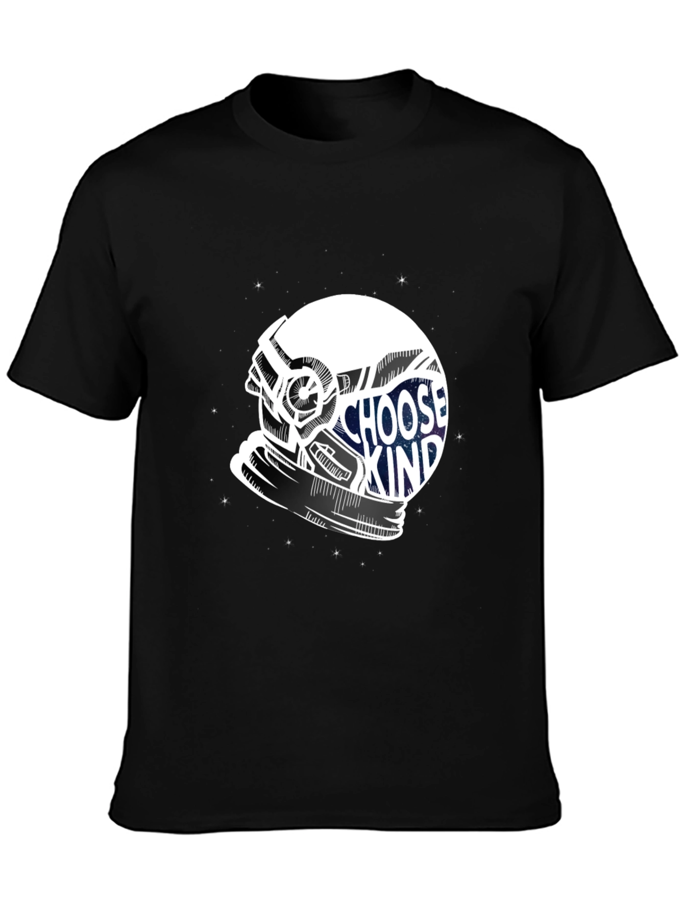 Choose Kind Helmet Graphic Tee - Soft Cotton Blend