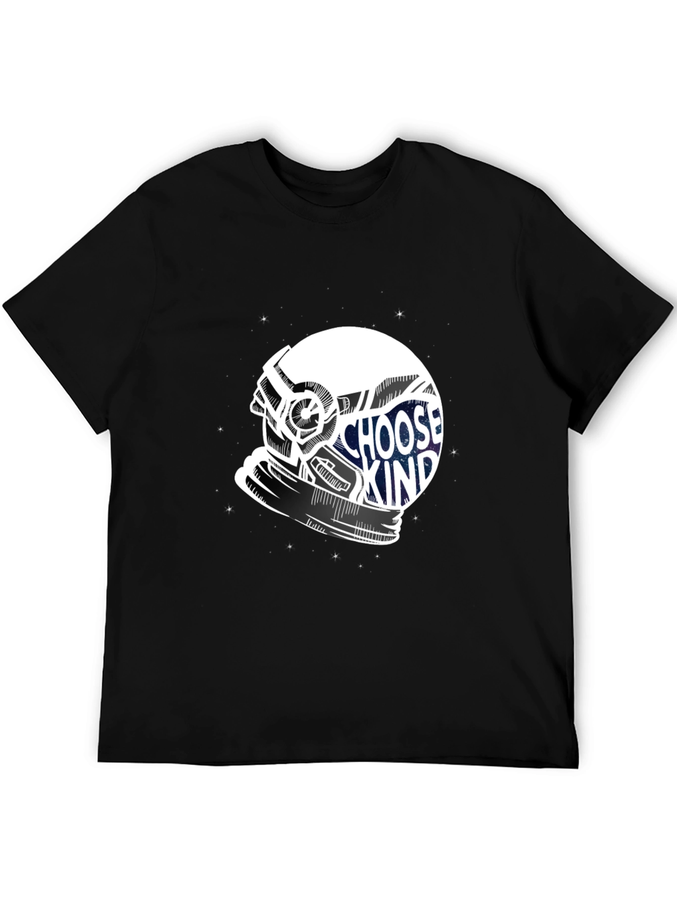 Choose Kind Helmet Graphic Tee - Soft Cotton Blend