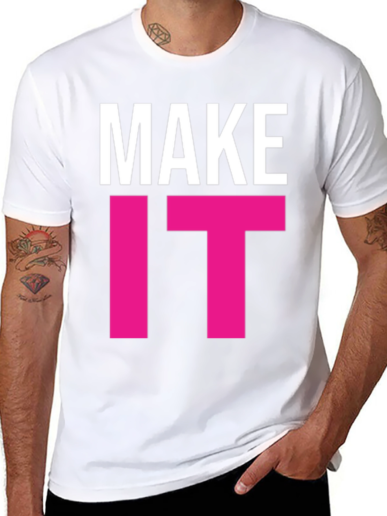 Make It Happen Graphic Tee - Bold Statement T-Shirt