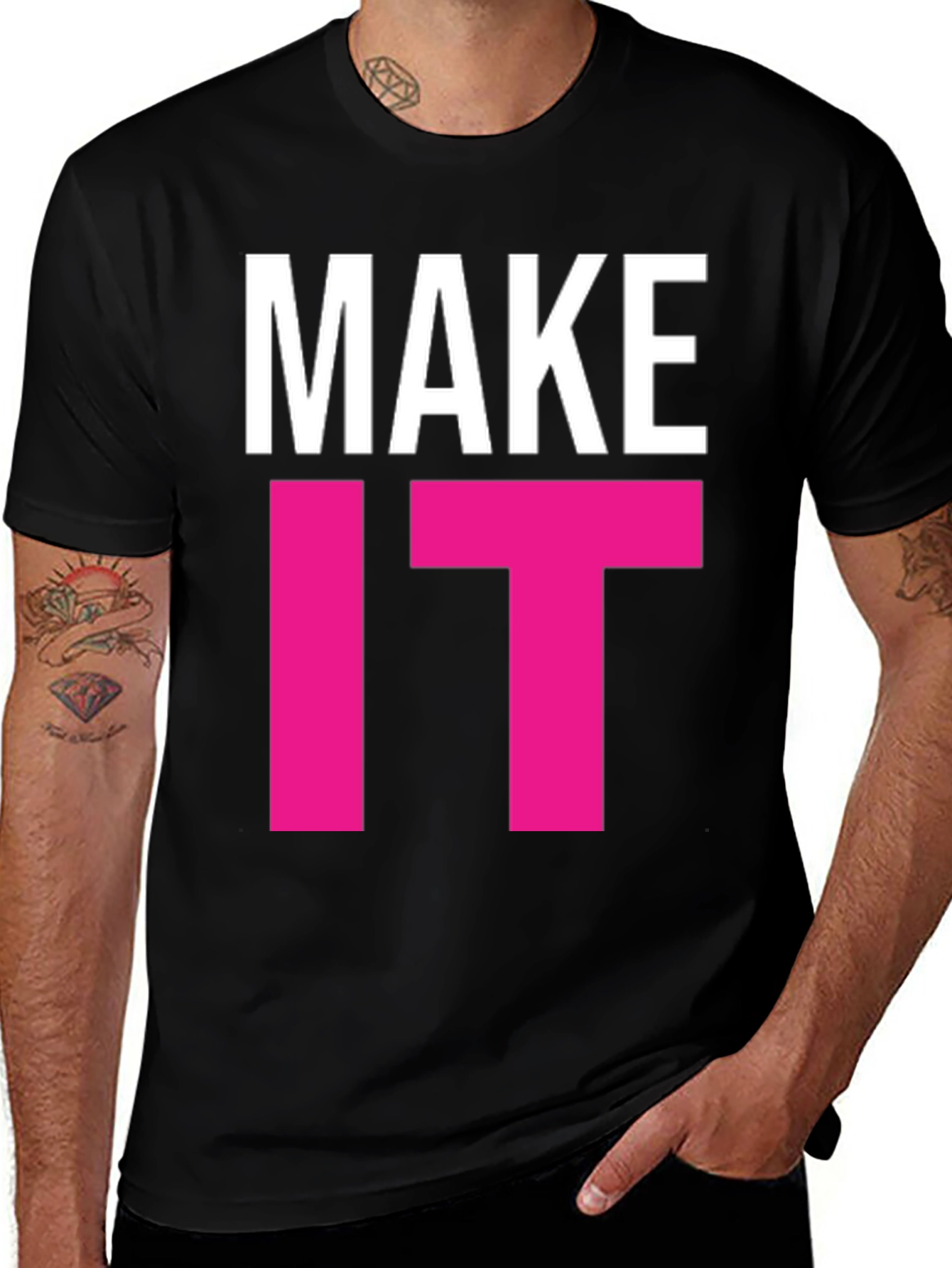 Make It Happen Graphic Tee - Bold Statement T-Shirt
