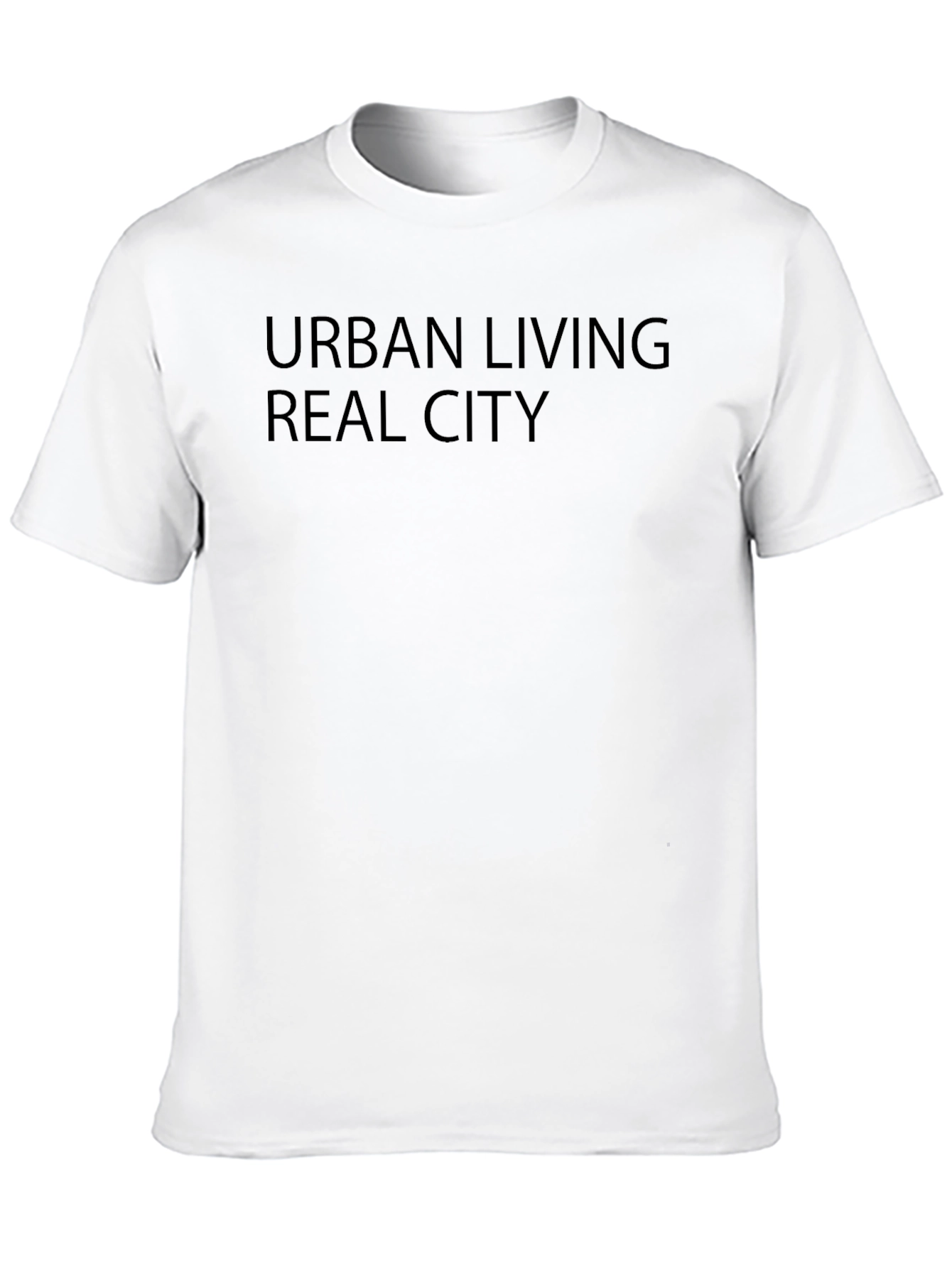 Urban Living Real City Black T-Shirt