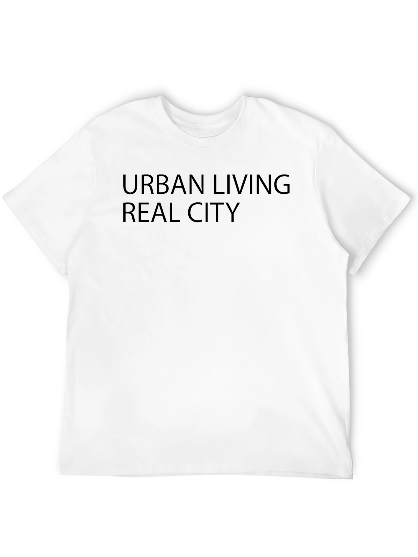 Urban Living Real City Black T-Shirt