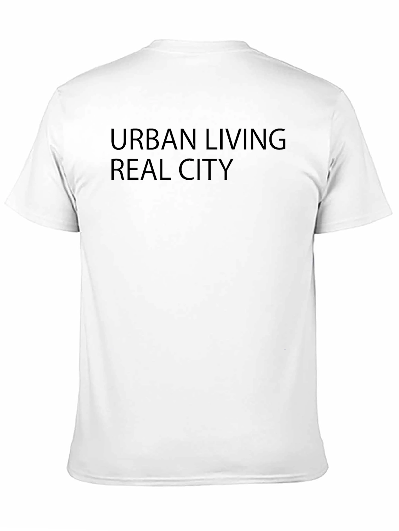 Urban Living Real City Black T-Shirt