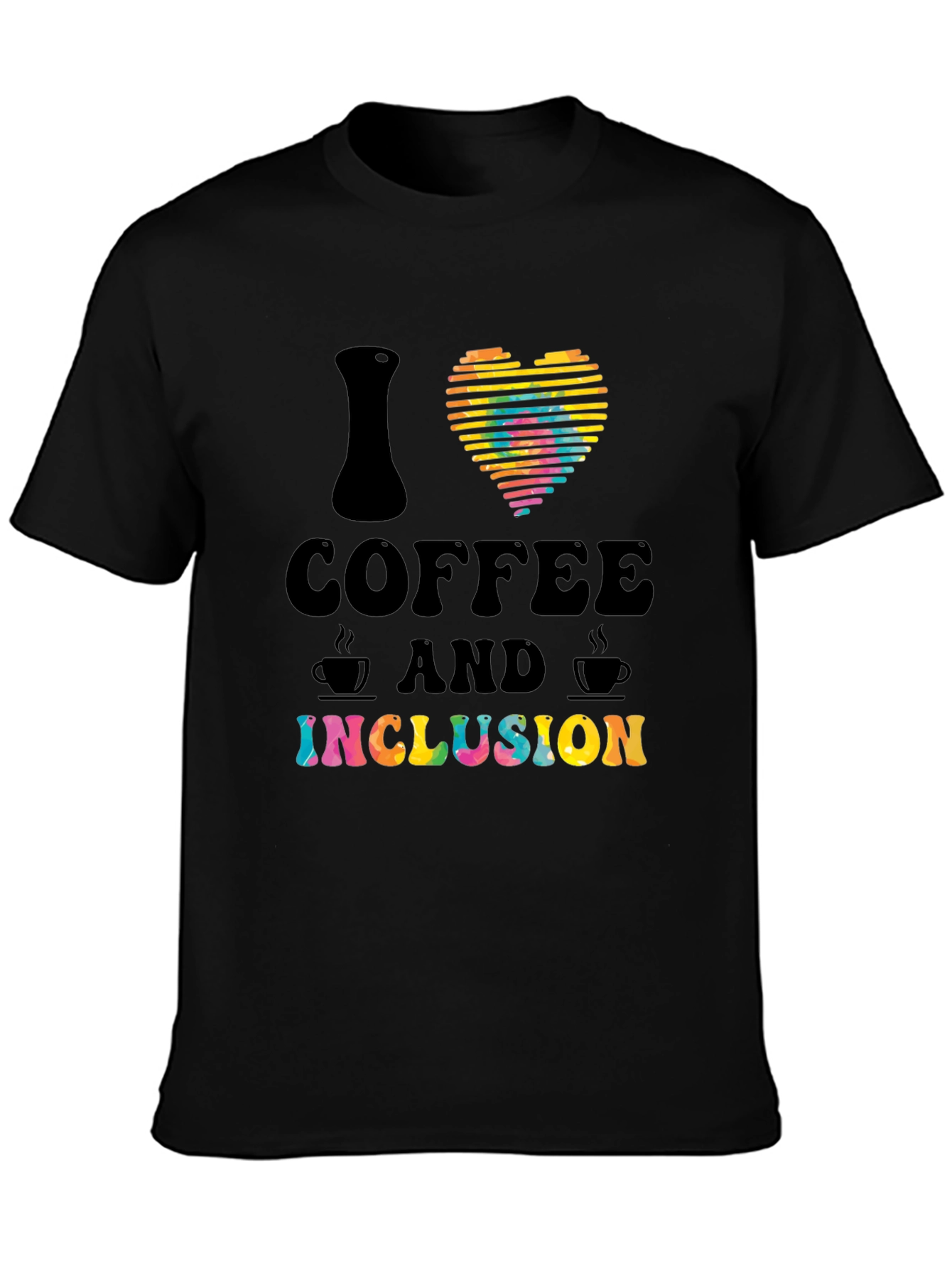 I Heart Coffee and Inclusion T-Shirt