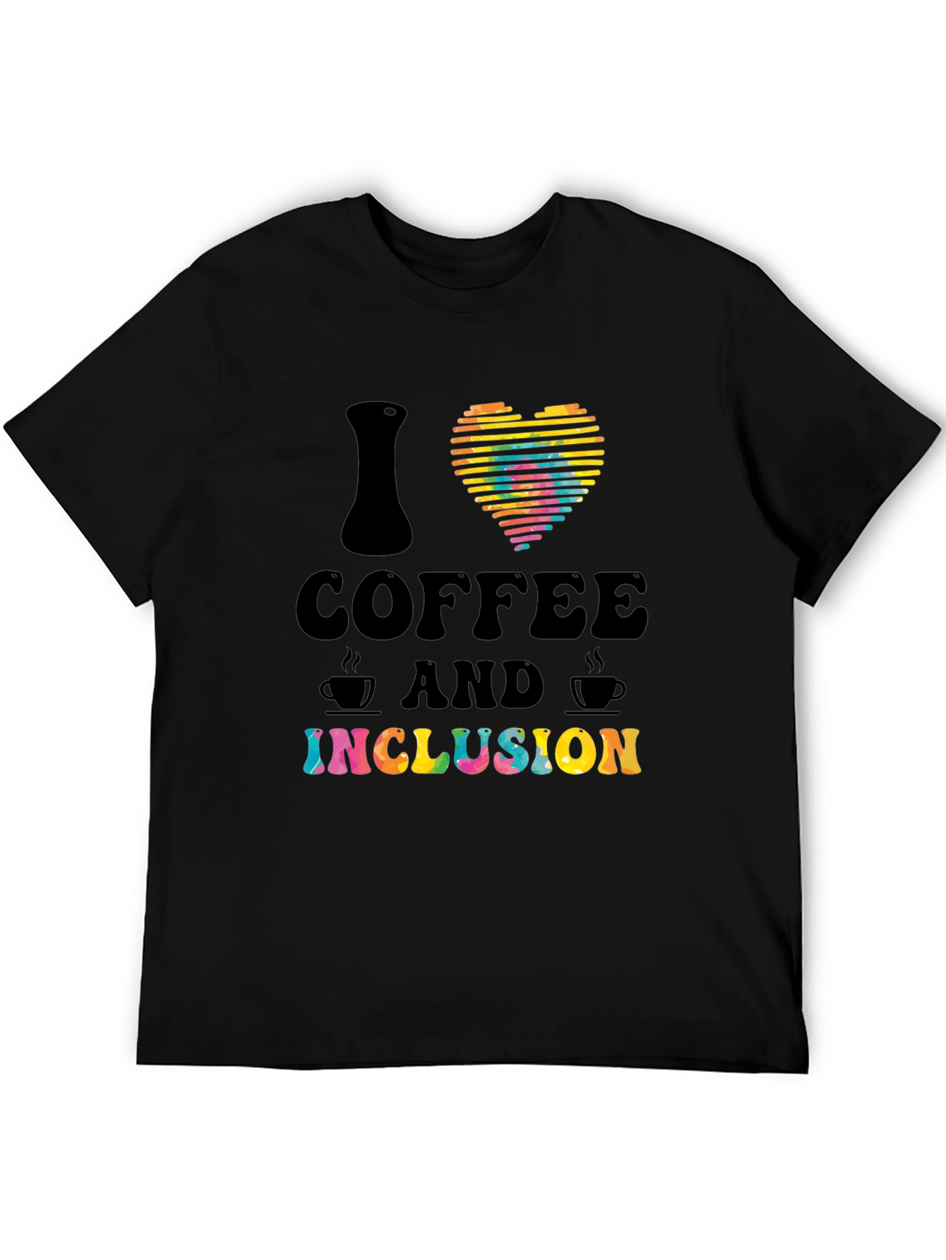 I Heart Coffee and Inclusion T-Shirt