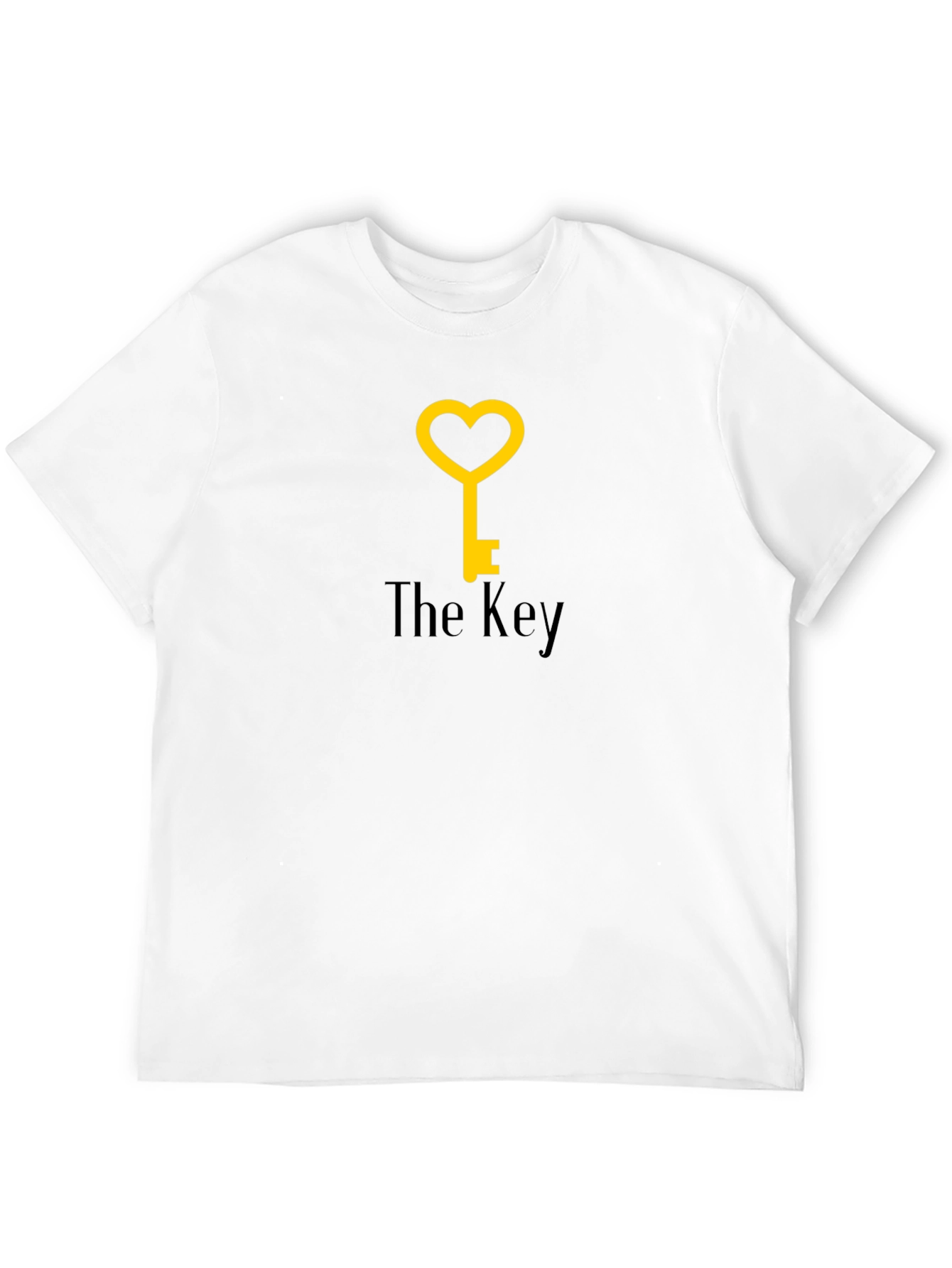 Heart Key Graphic T-Shirt - Unlock Your Style