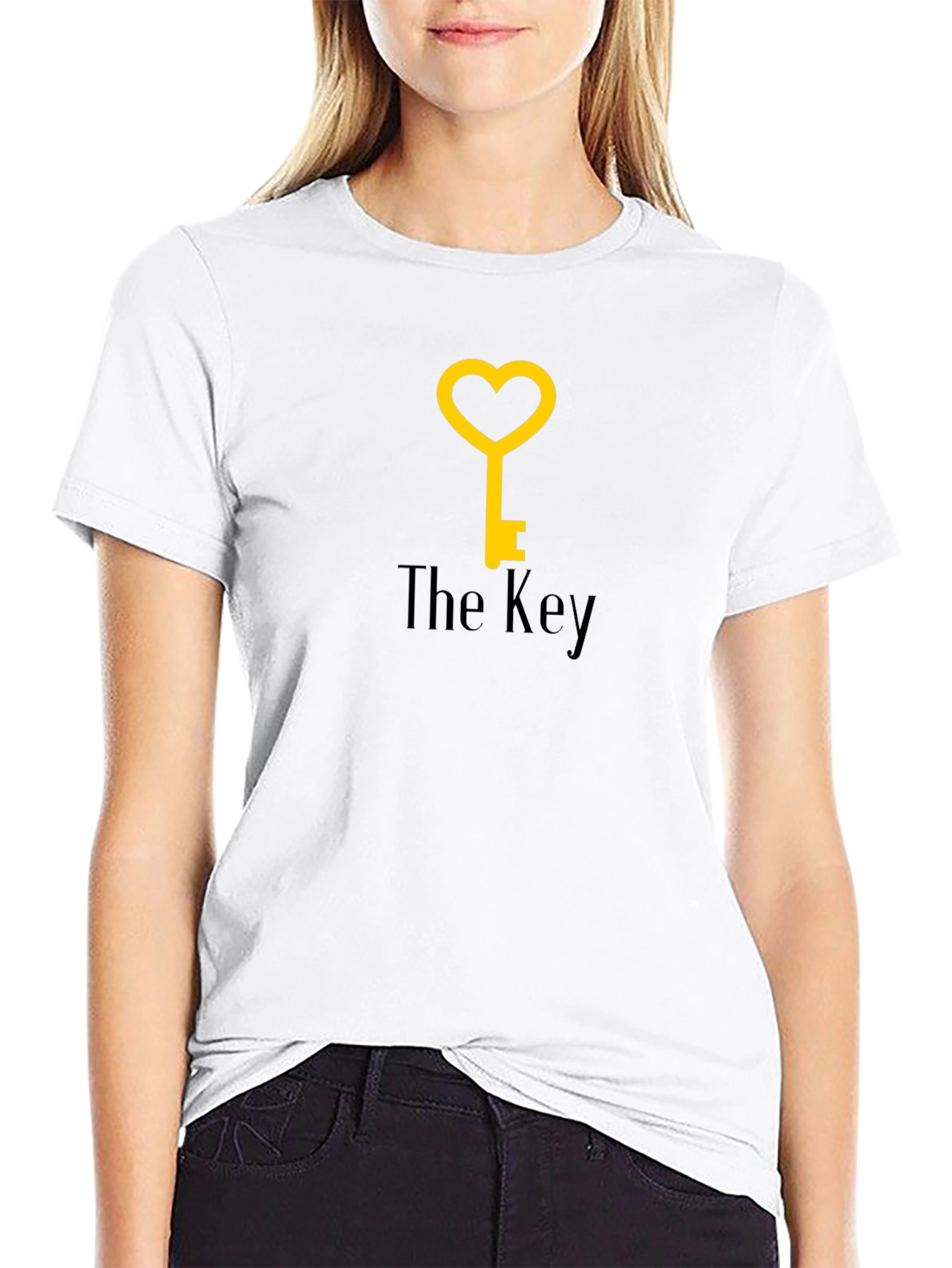Heart Key Graphic T-Shirt - Unlock Your Style