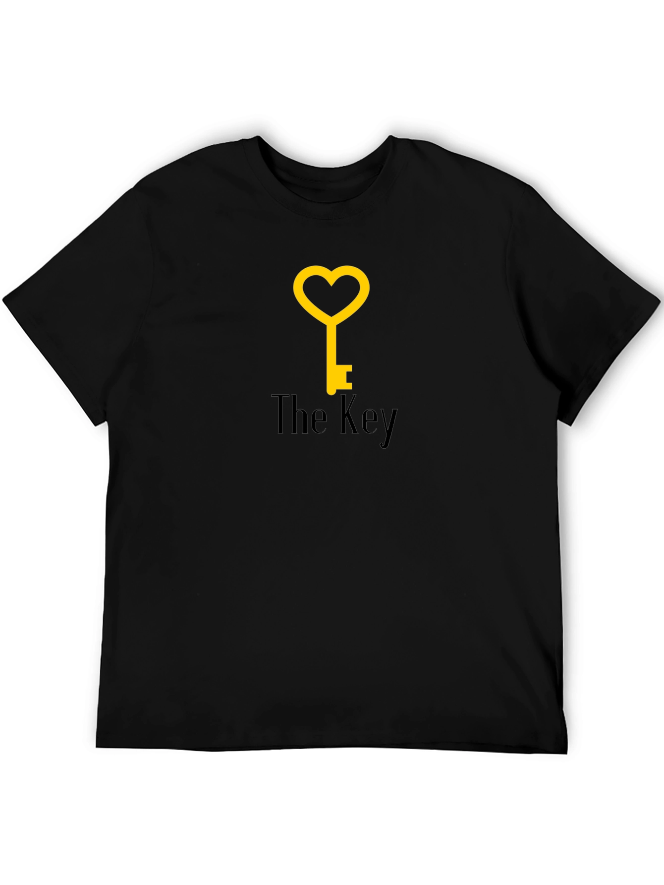 Heart Key Graphic T-Shirt - Unlock Your Style