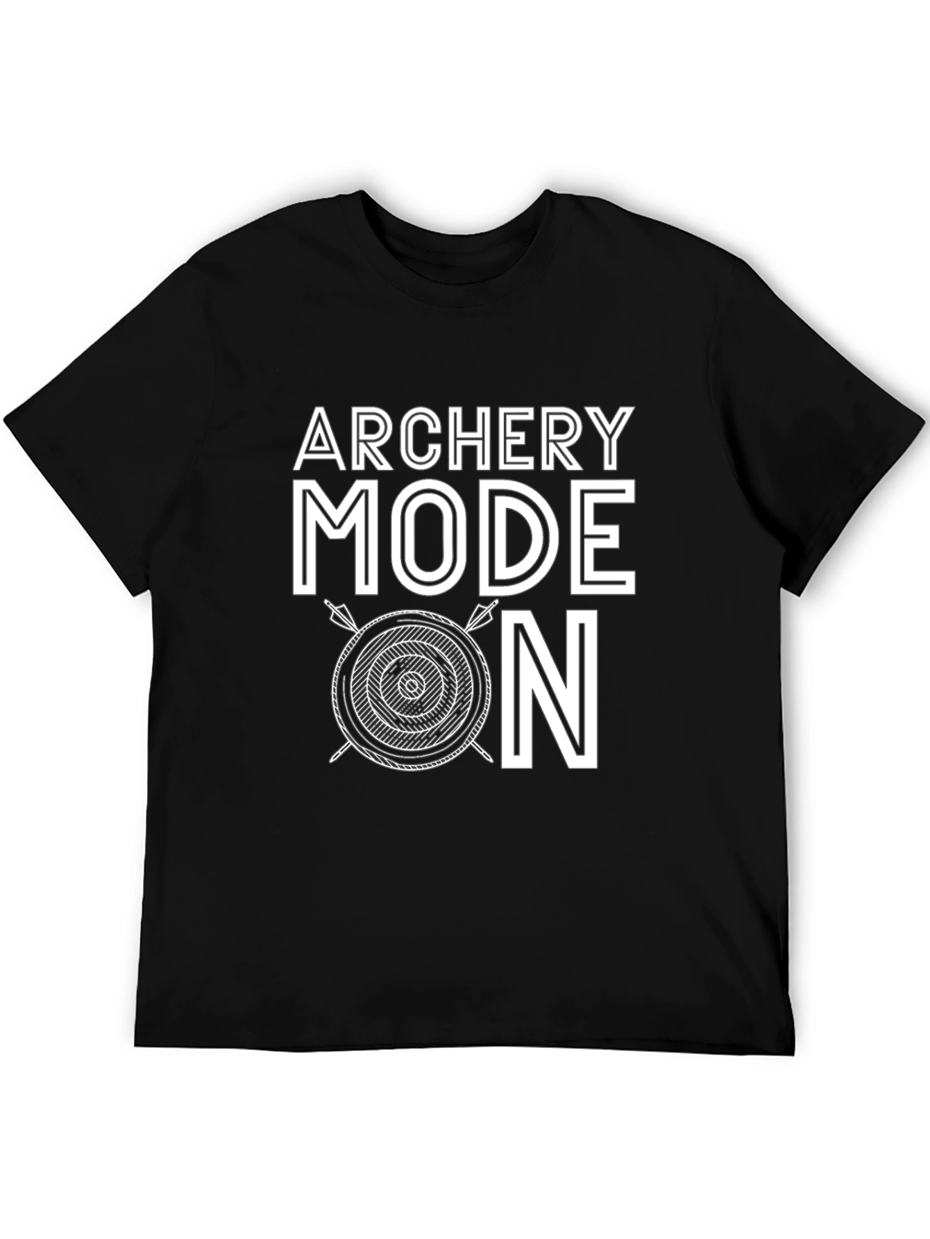 Archery Mode On Black Graphic Tee