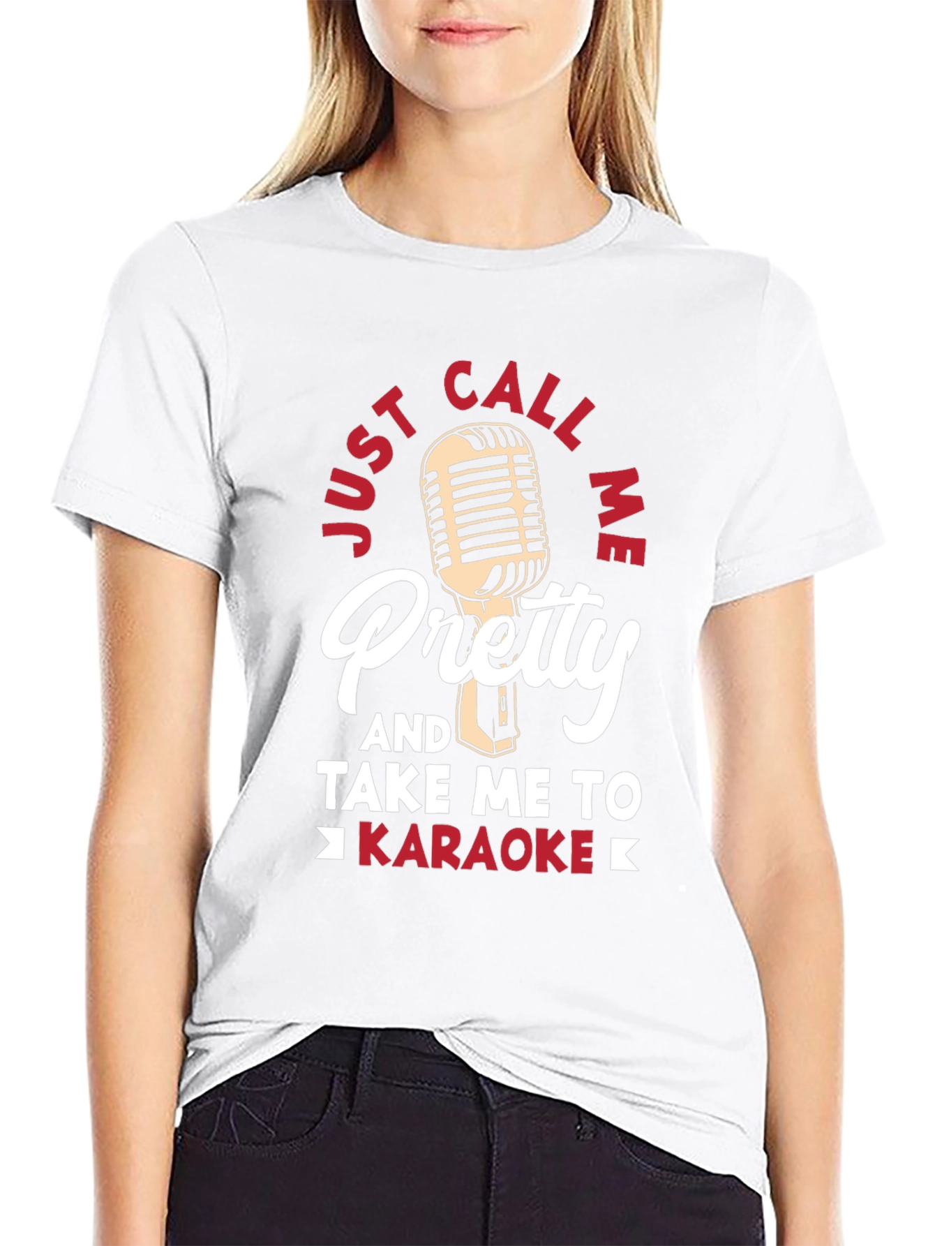 Just Call Me Pretty Karaoke T-Shirt