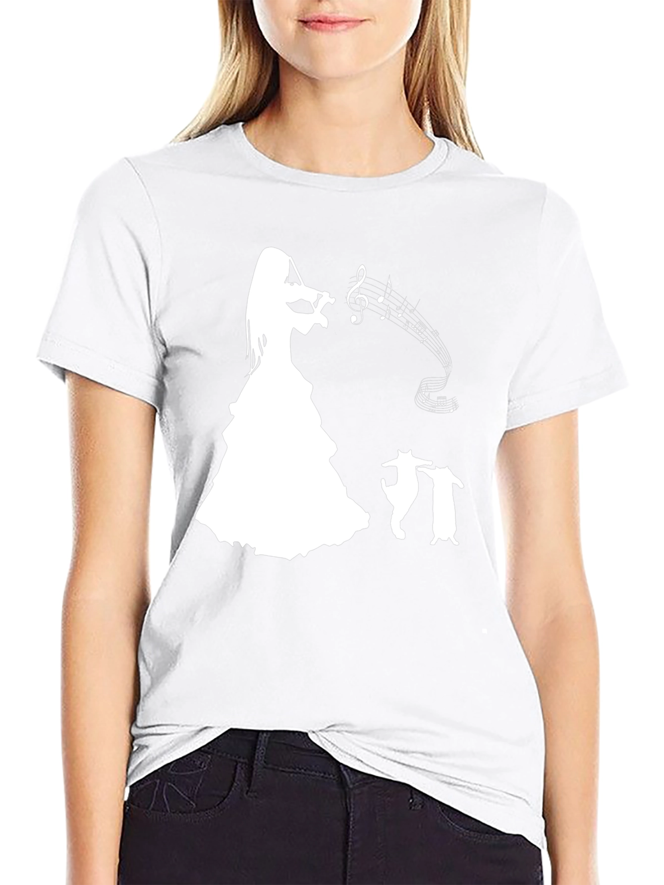 Musical Cat T-Shirt - Violin Player Tee