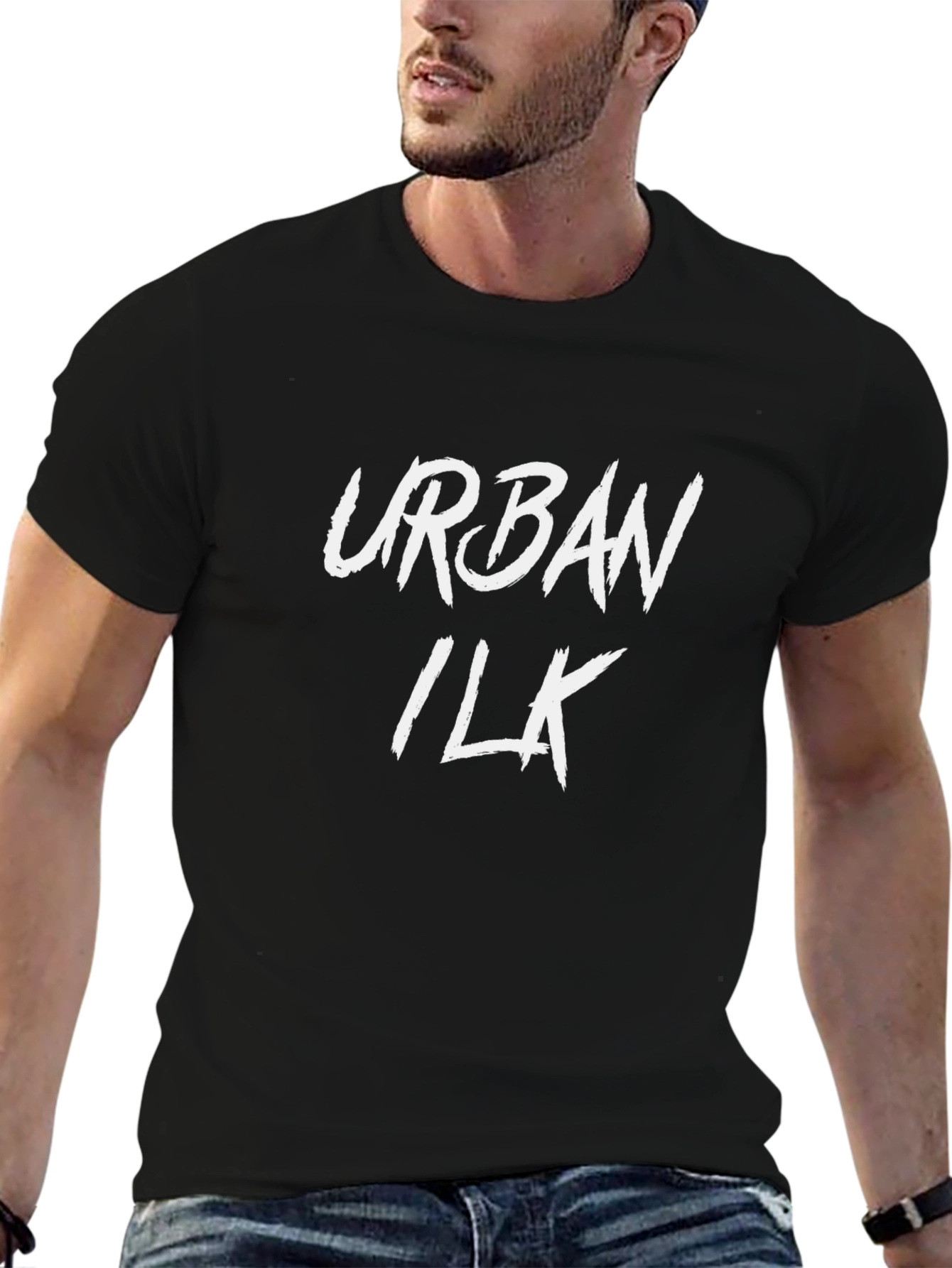 Urban ILK Black Graphic Tee
