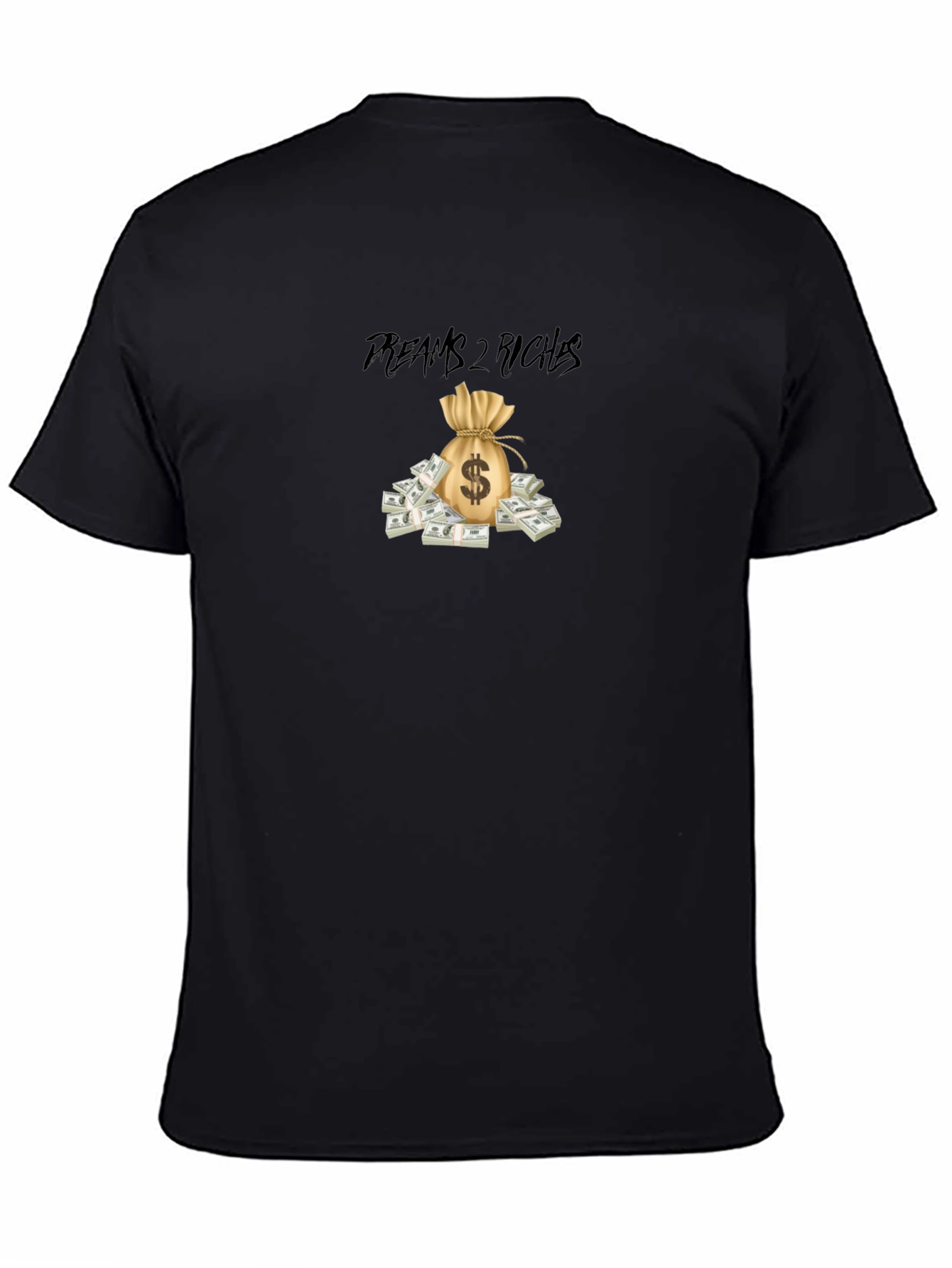 Dreams 2 Riches Graphic Tee - Black