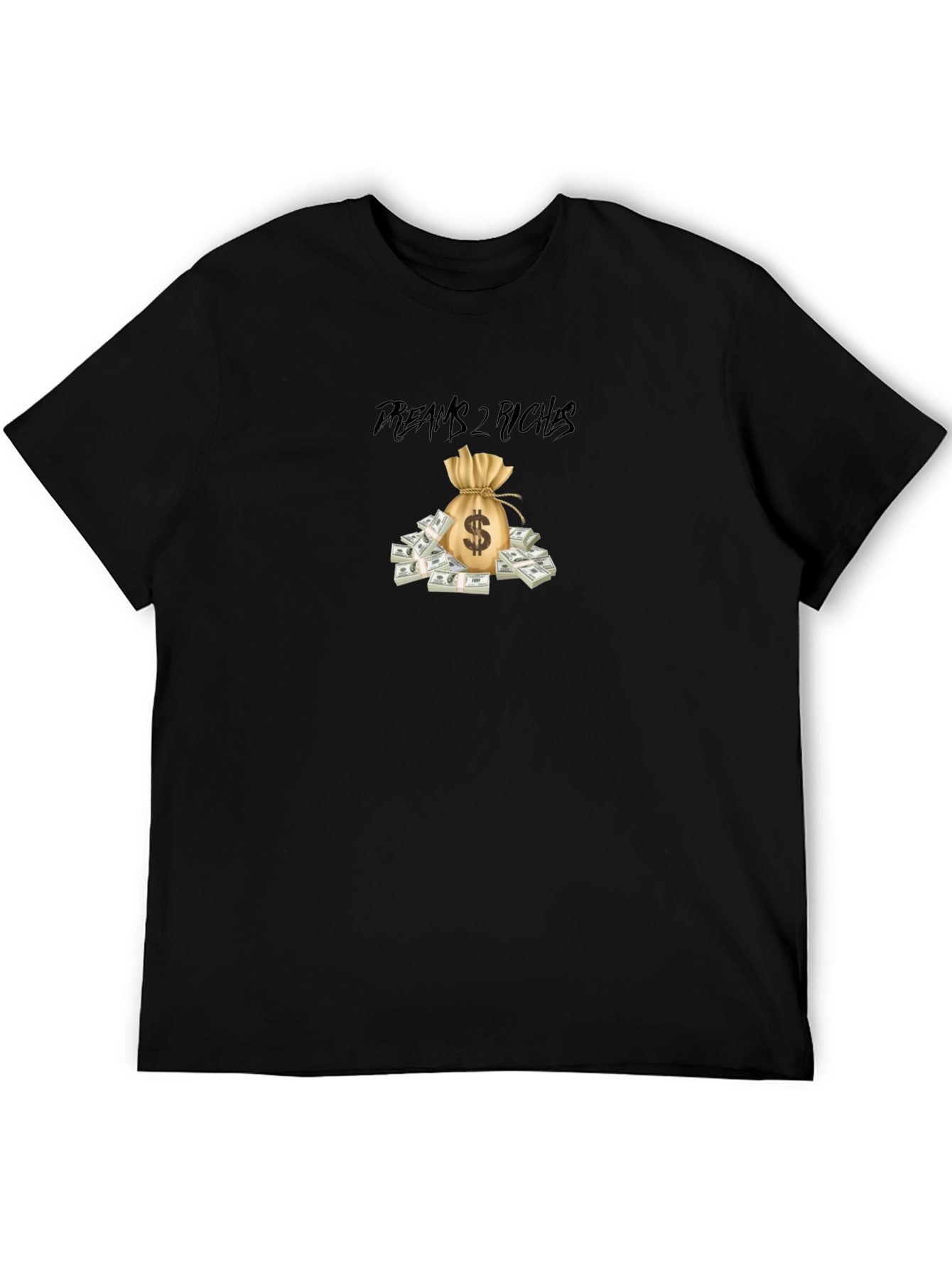 Dreams 2 Riches Graphic Tee - Black