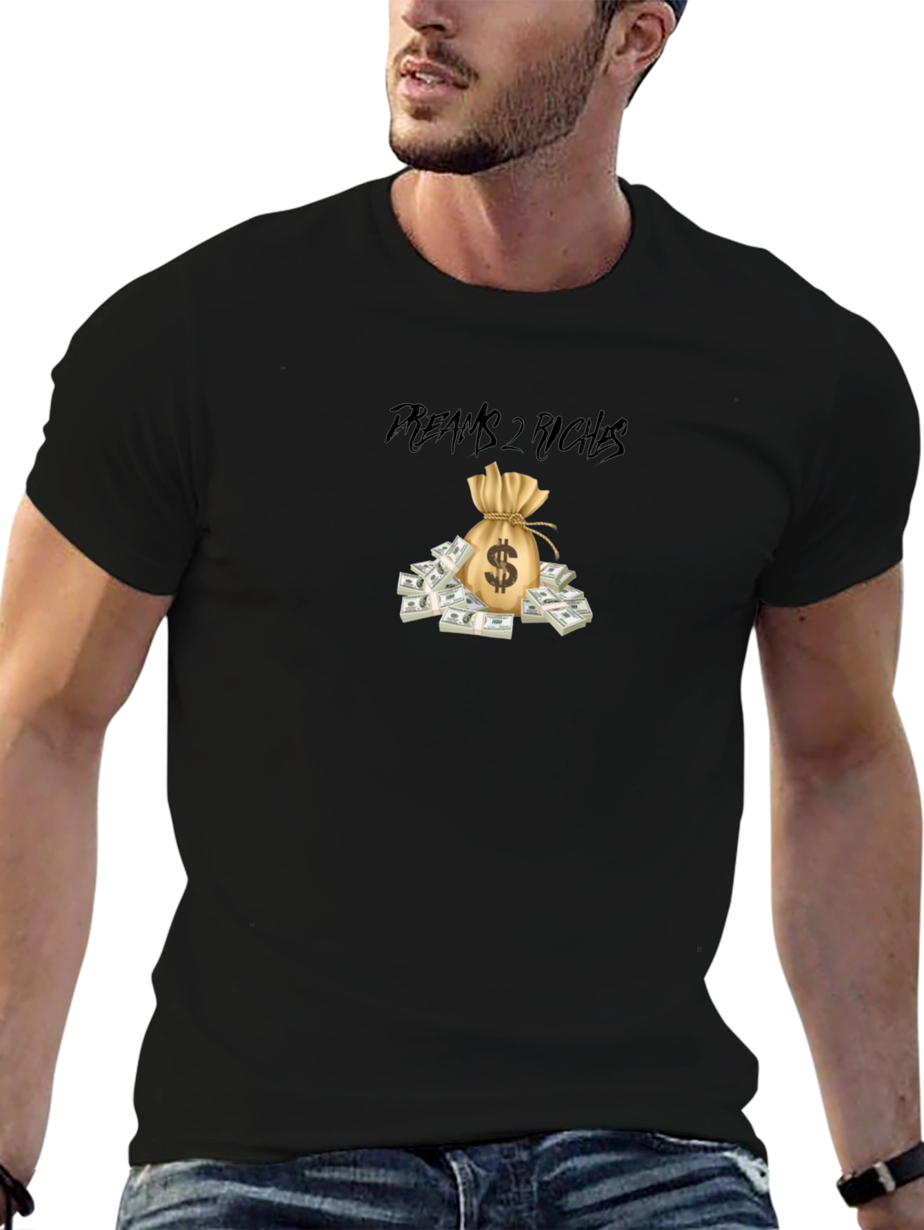 Dreams 2 Riches Graphic Tee - Black