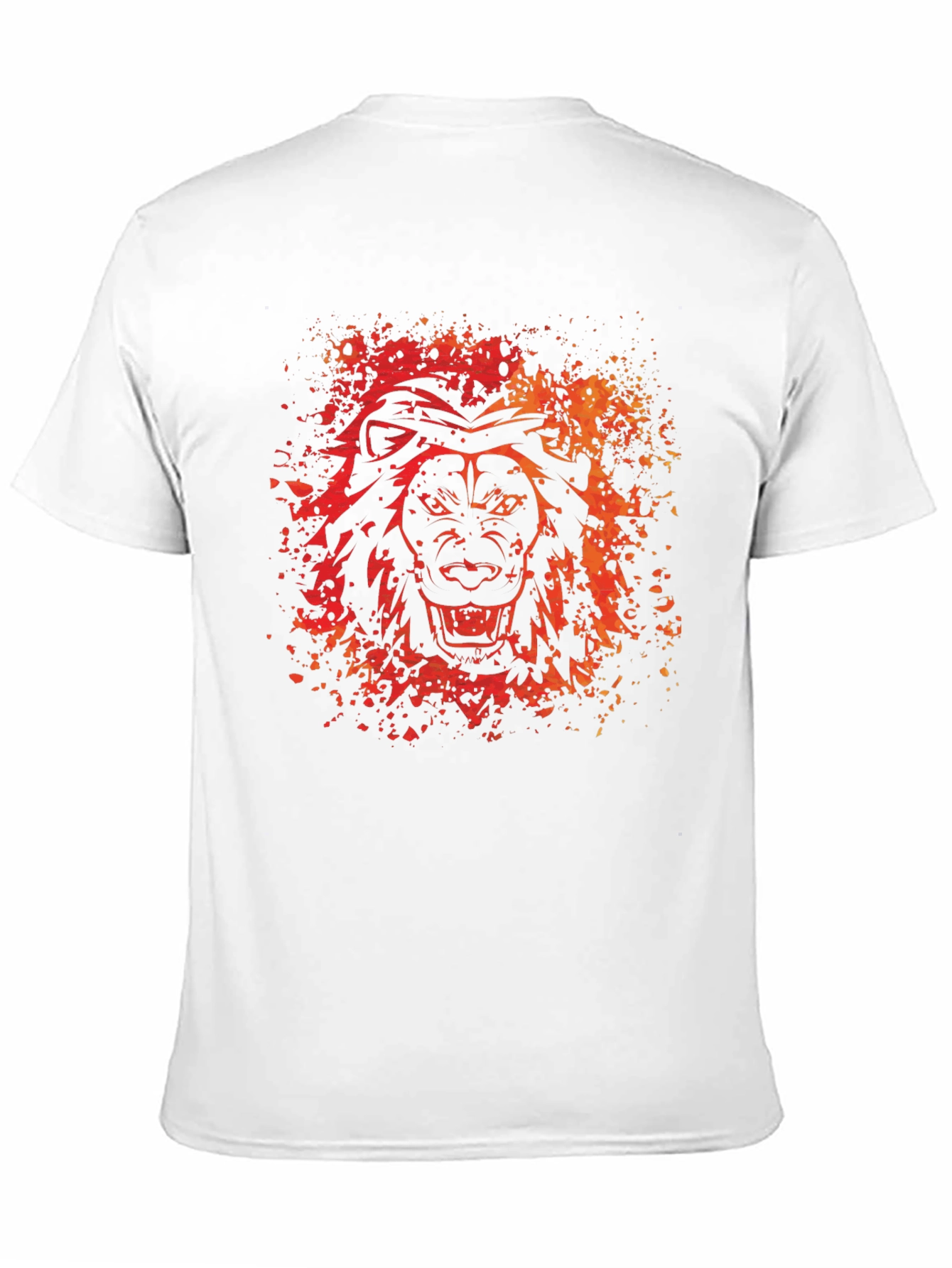 Lion Graphic Print T-Shirt - Bold Design Soft Fabric