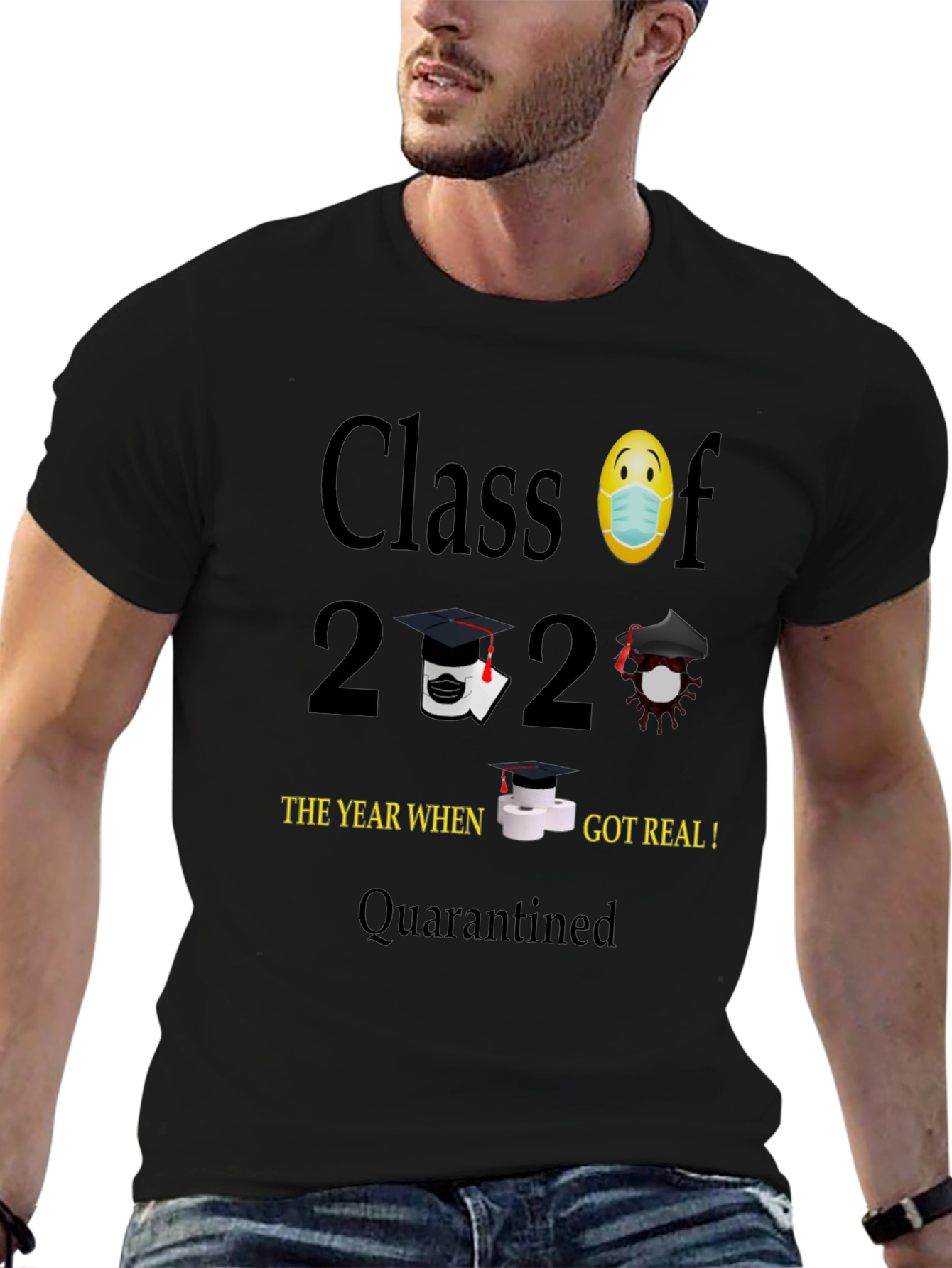 Class of 2020 Pandemic T-Shirt - Quarantined Graduate Tee