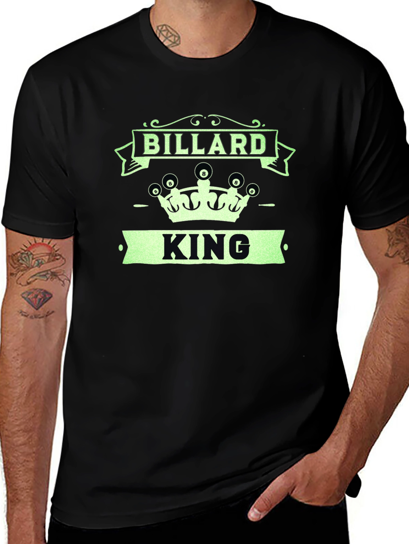 Billiard King Graphic T-Shirt