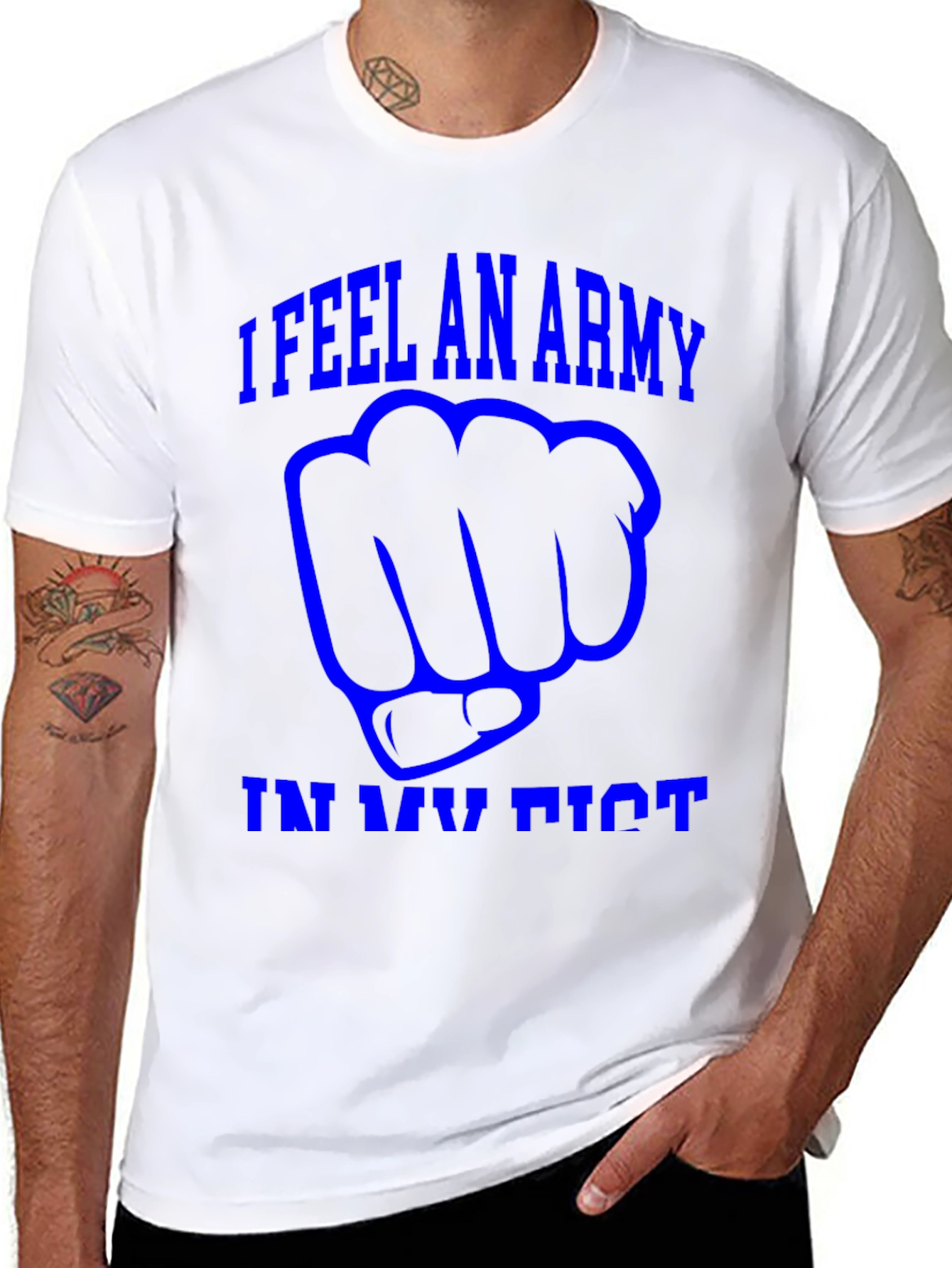 I Feel An Army in My Fist Graphic T-Shirt