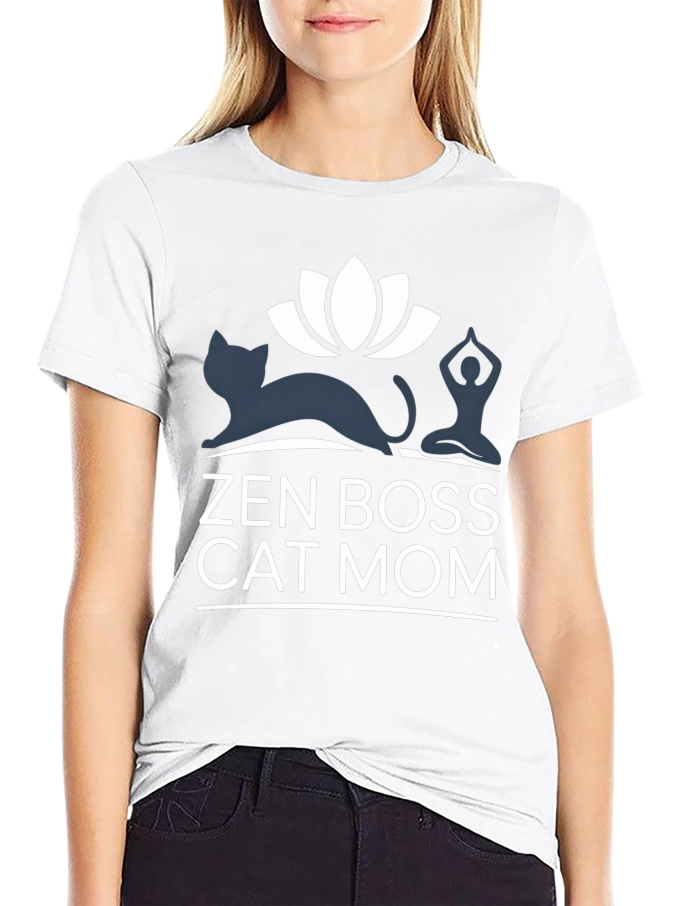 Zen Boss Cat Mom T-Shirt