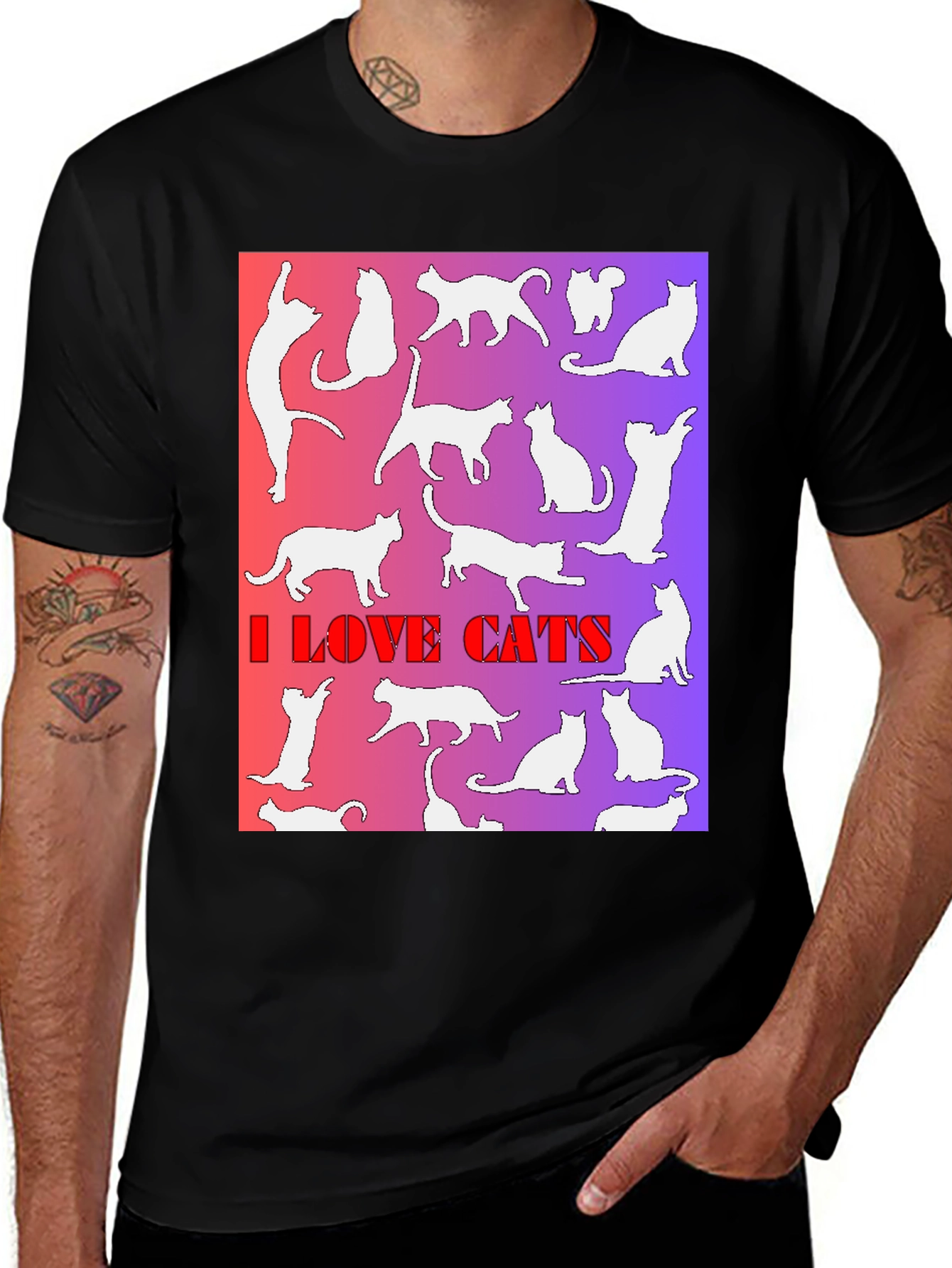 I Love Cats T-Shirt