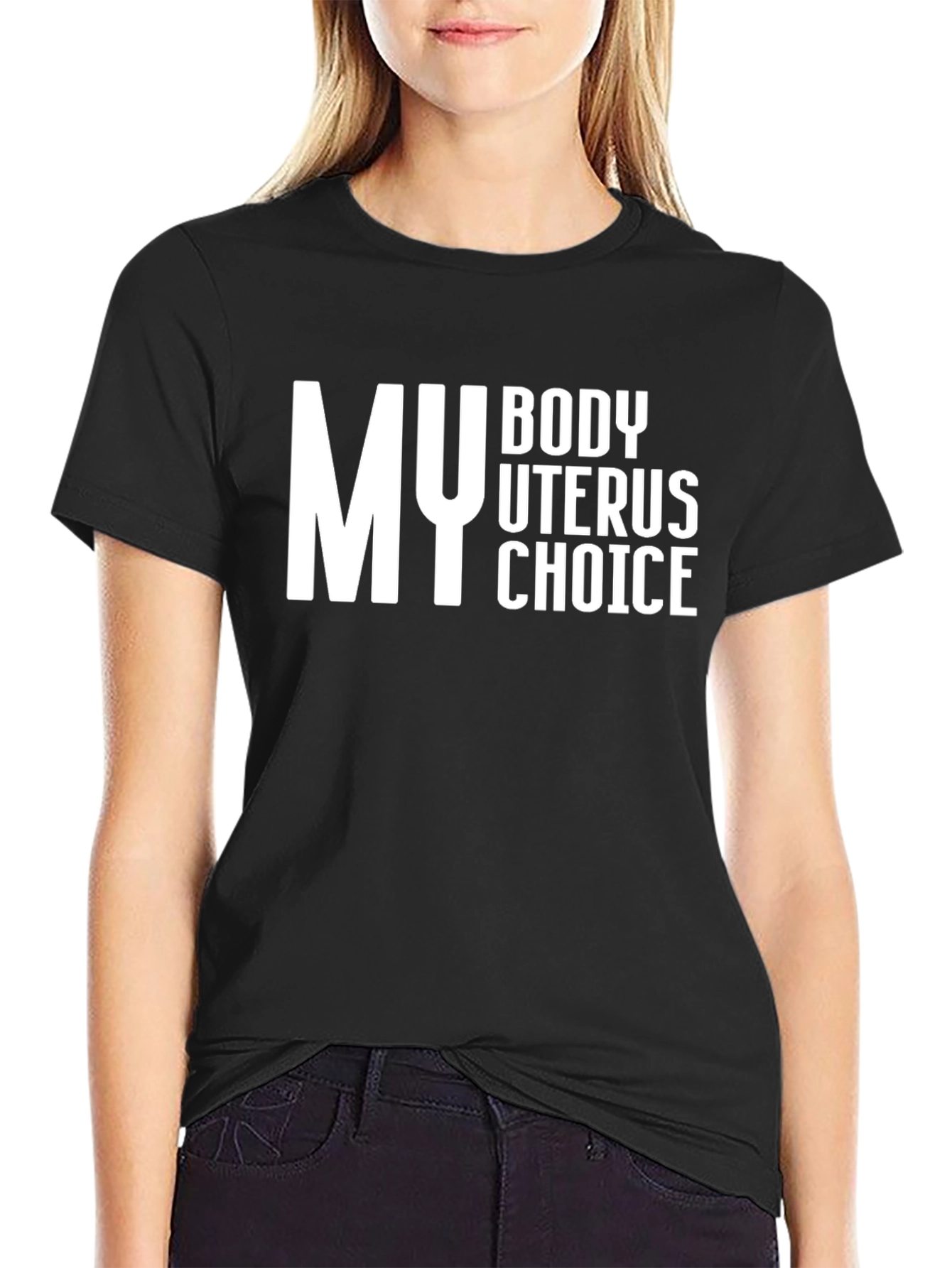 My Body Uterus Choice T-Shirt - Pro Choice Tee