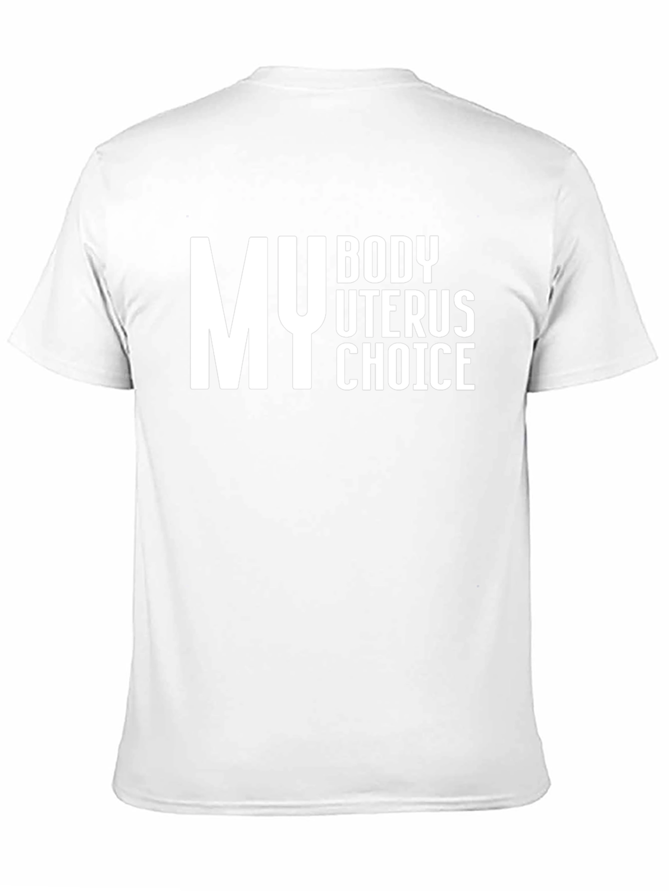 My Body Uterus Choice T-Shirt - Pro Choice Tee