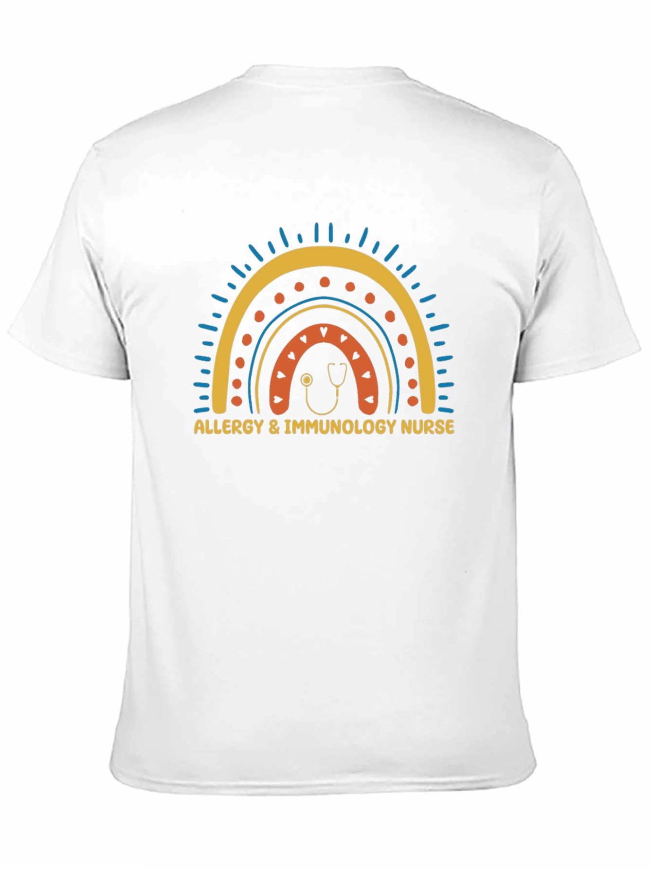 Allergy & Immunology Nurse Rainbow T-Shirt