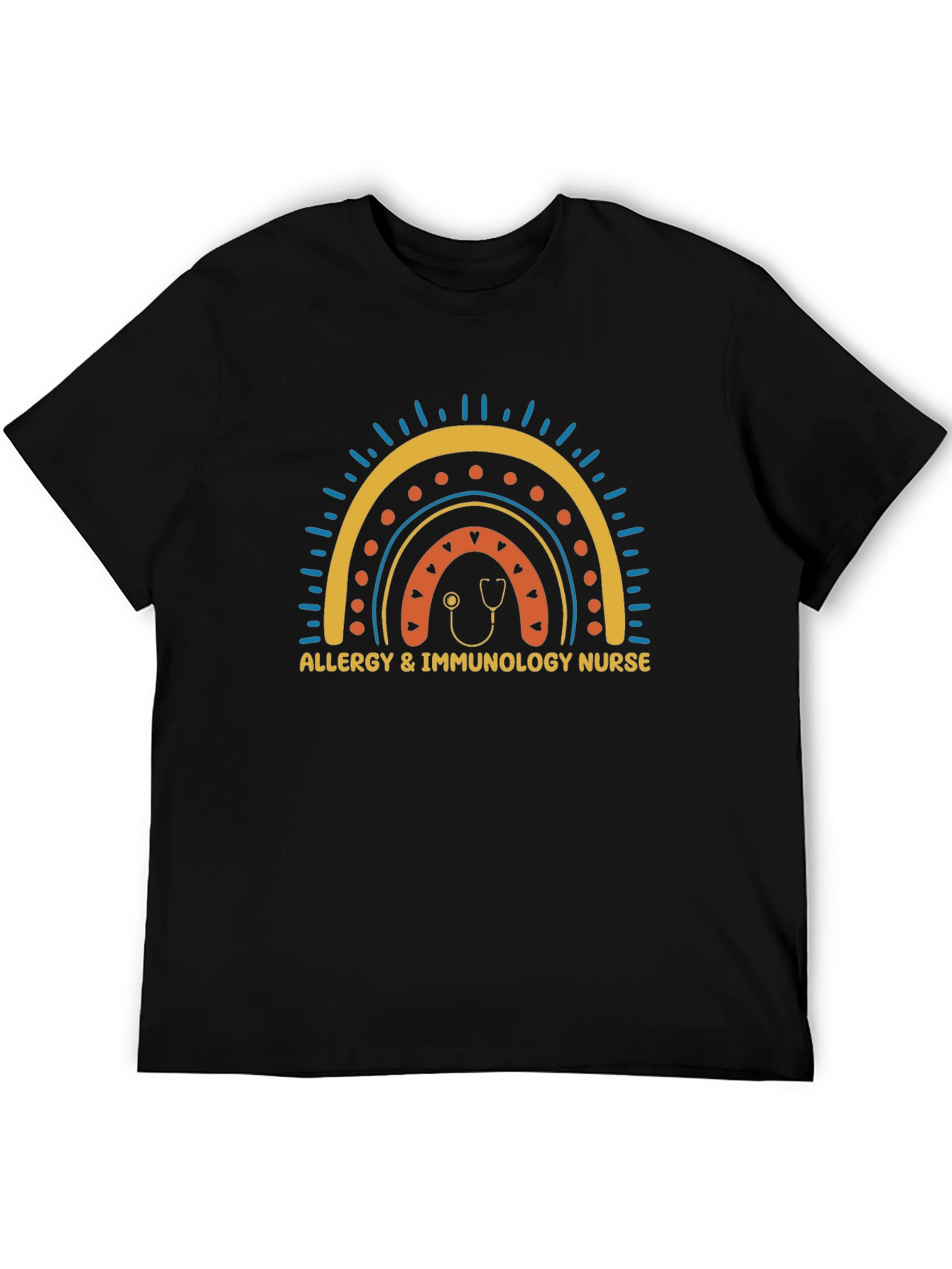 Allergy & Immunology Nurse Rainbow T-Shirt