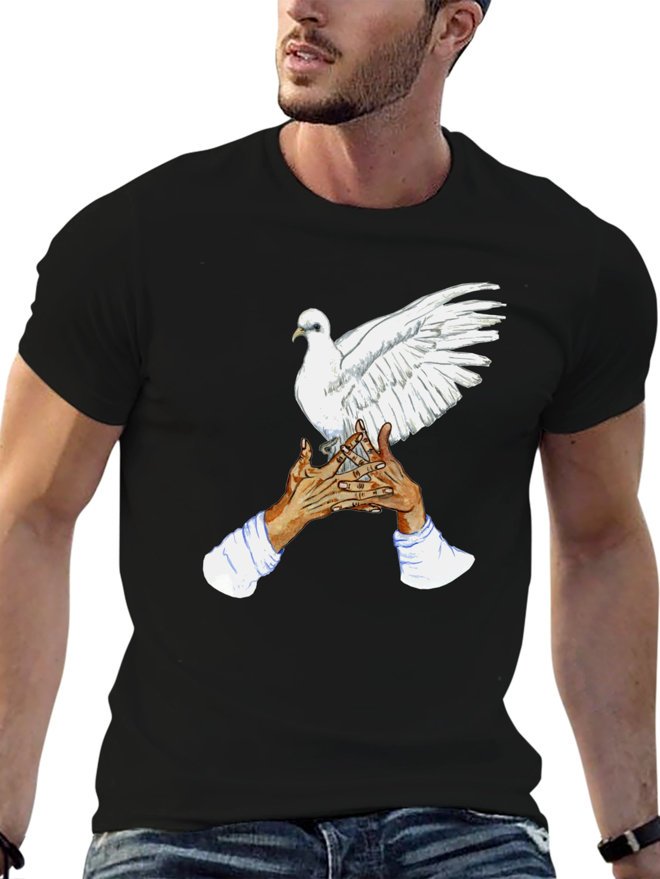 Dove Graphic Tee - Symbol of Peace