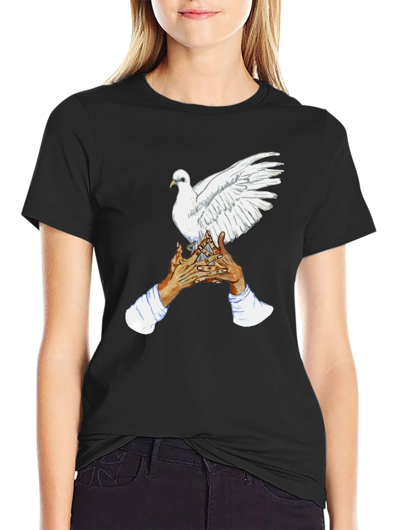 Dove Graphic Tee - Symbol of Peace