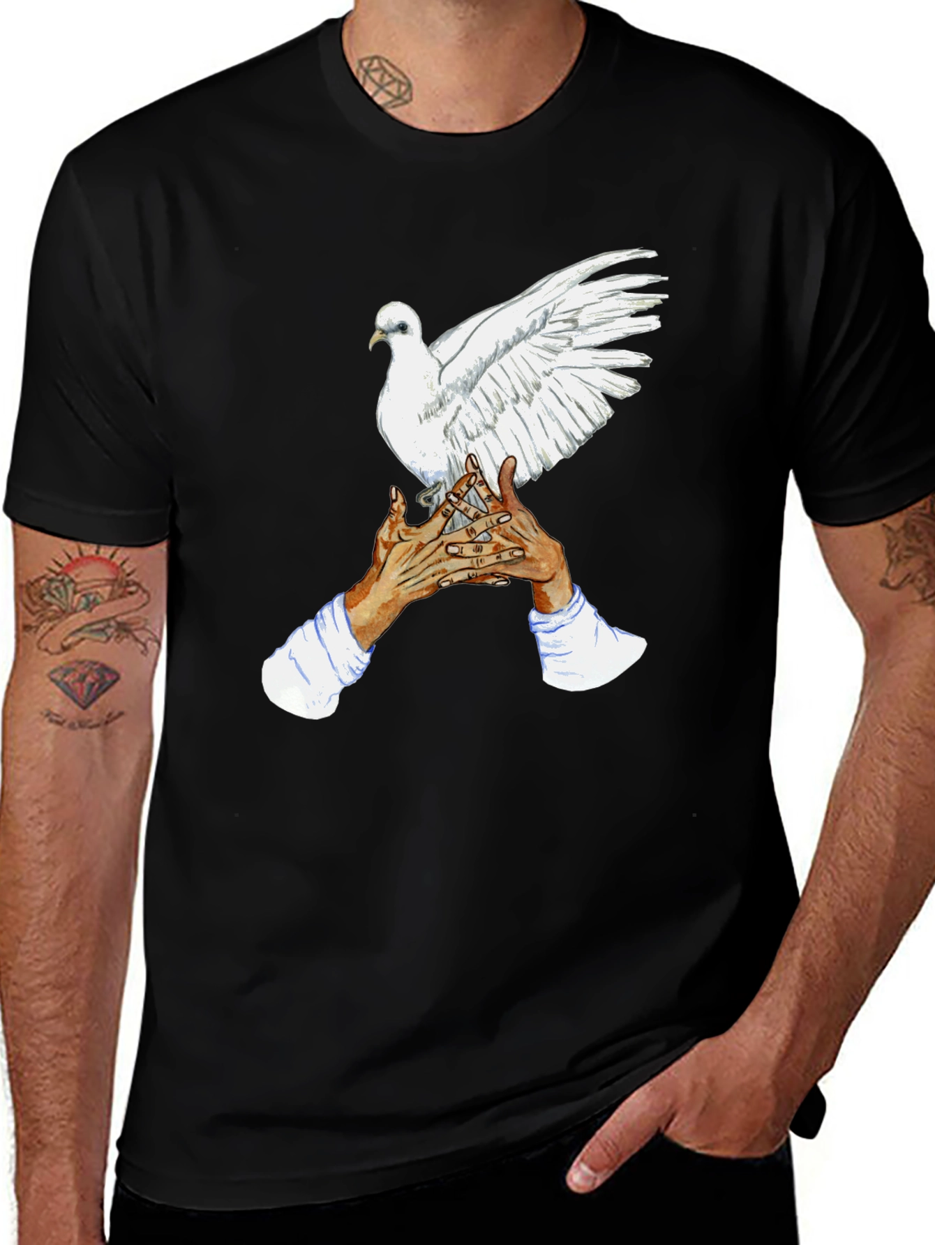 Dove Graphic Tee - Symbol of Peace