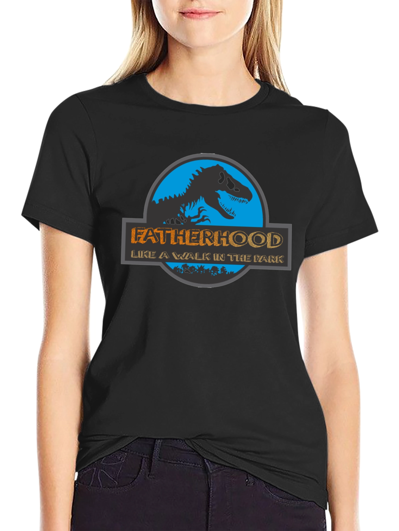 Fatherhood Jurassic Park Inspired Graphic Tee