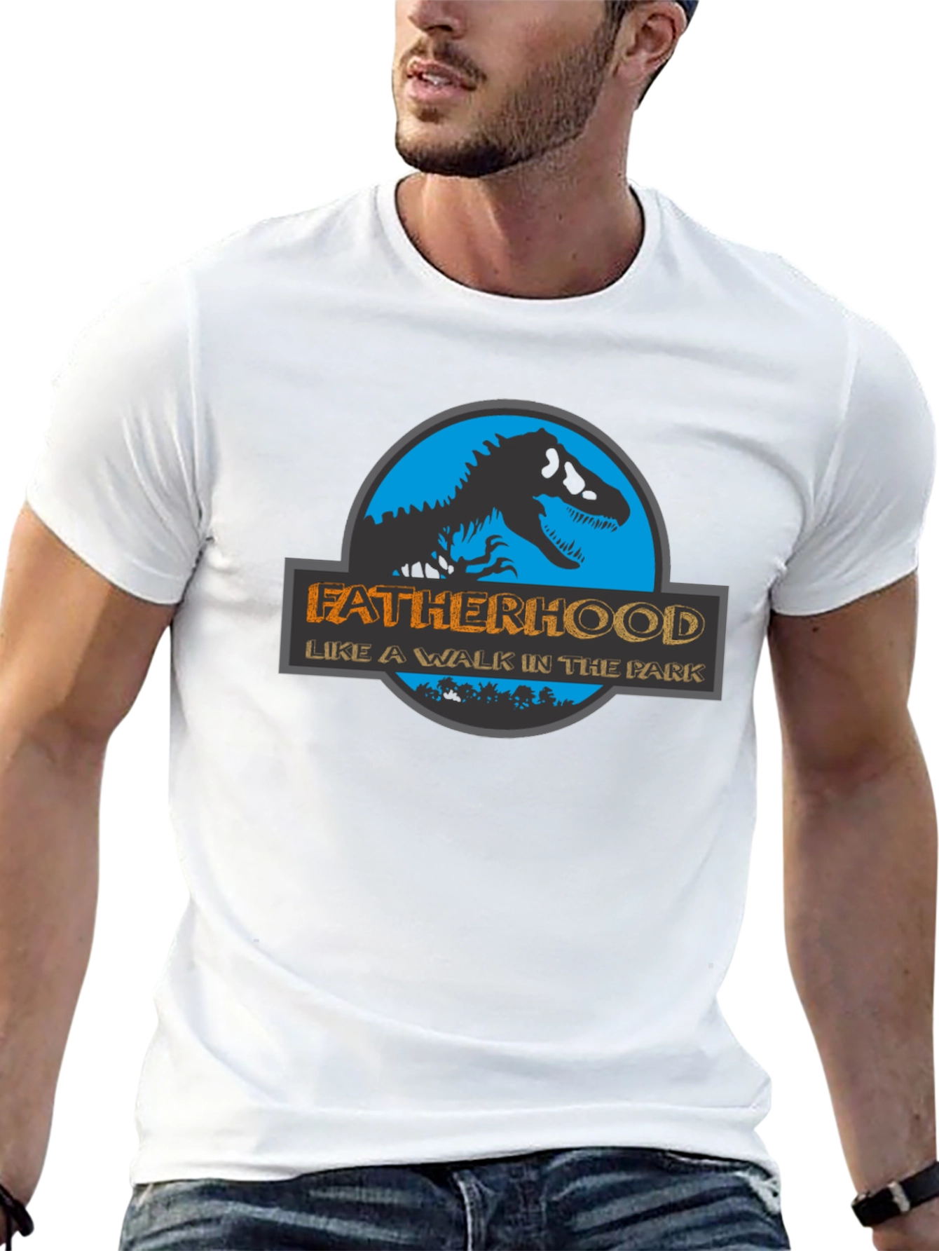 Fatherhood Jurassic Park Inspired Graphic Tee