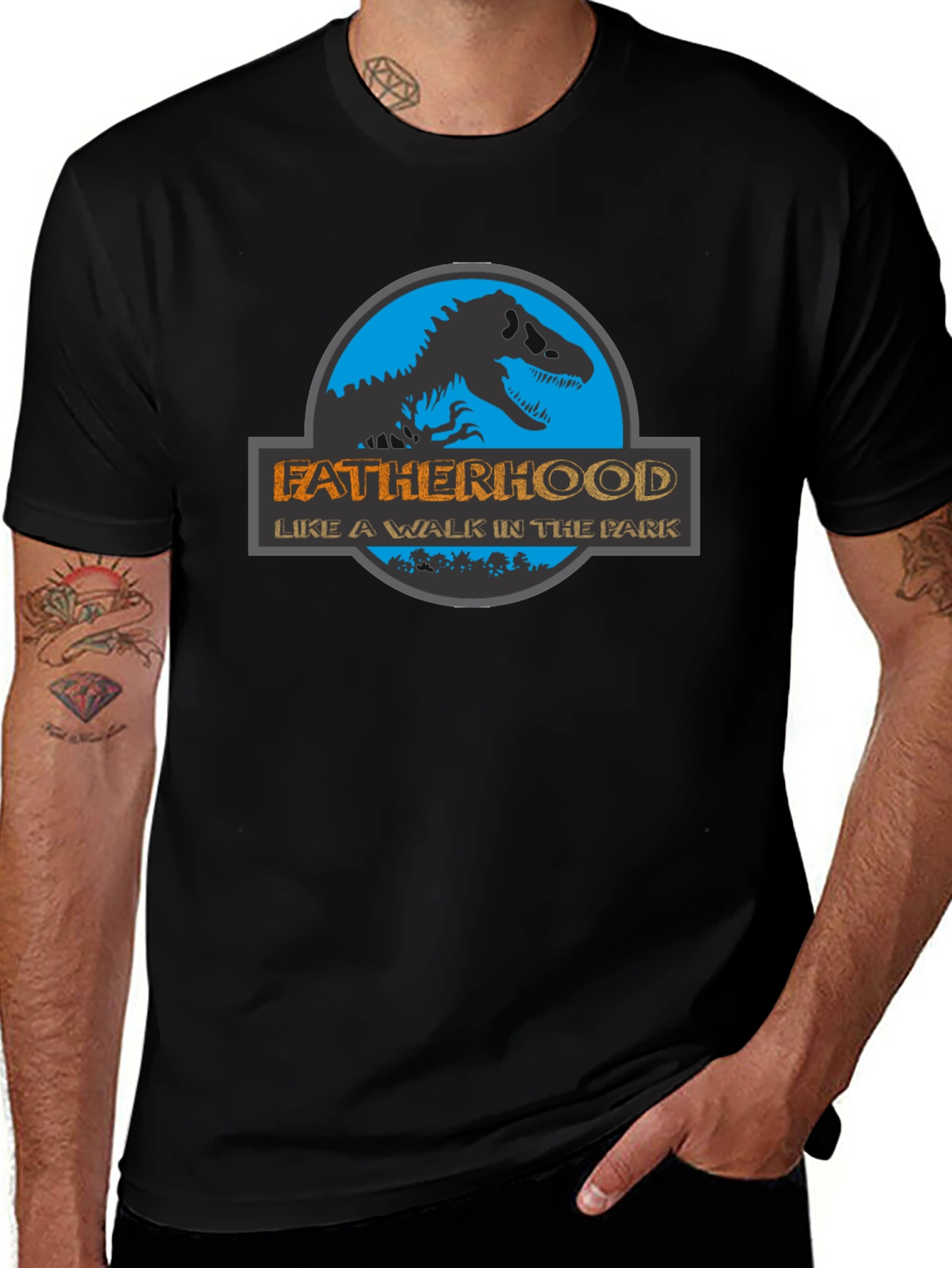 Fatherhood Jurassic Park Inspired Graphic Tee