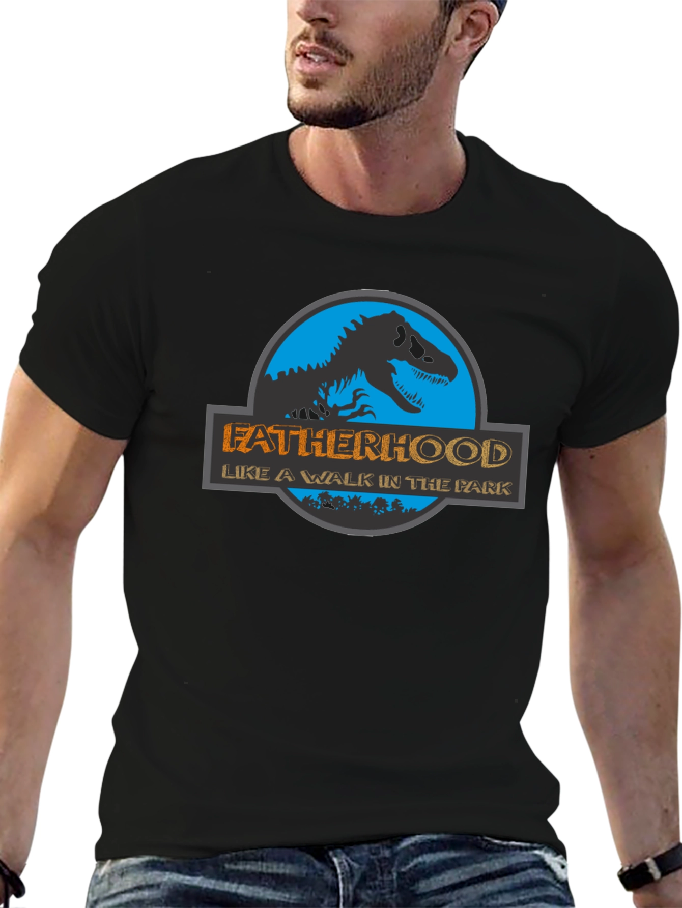 Fatherhood Jurassic Park Inspired Graphic Tee