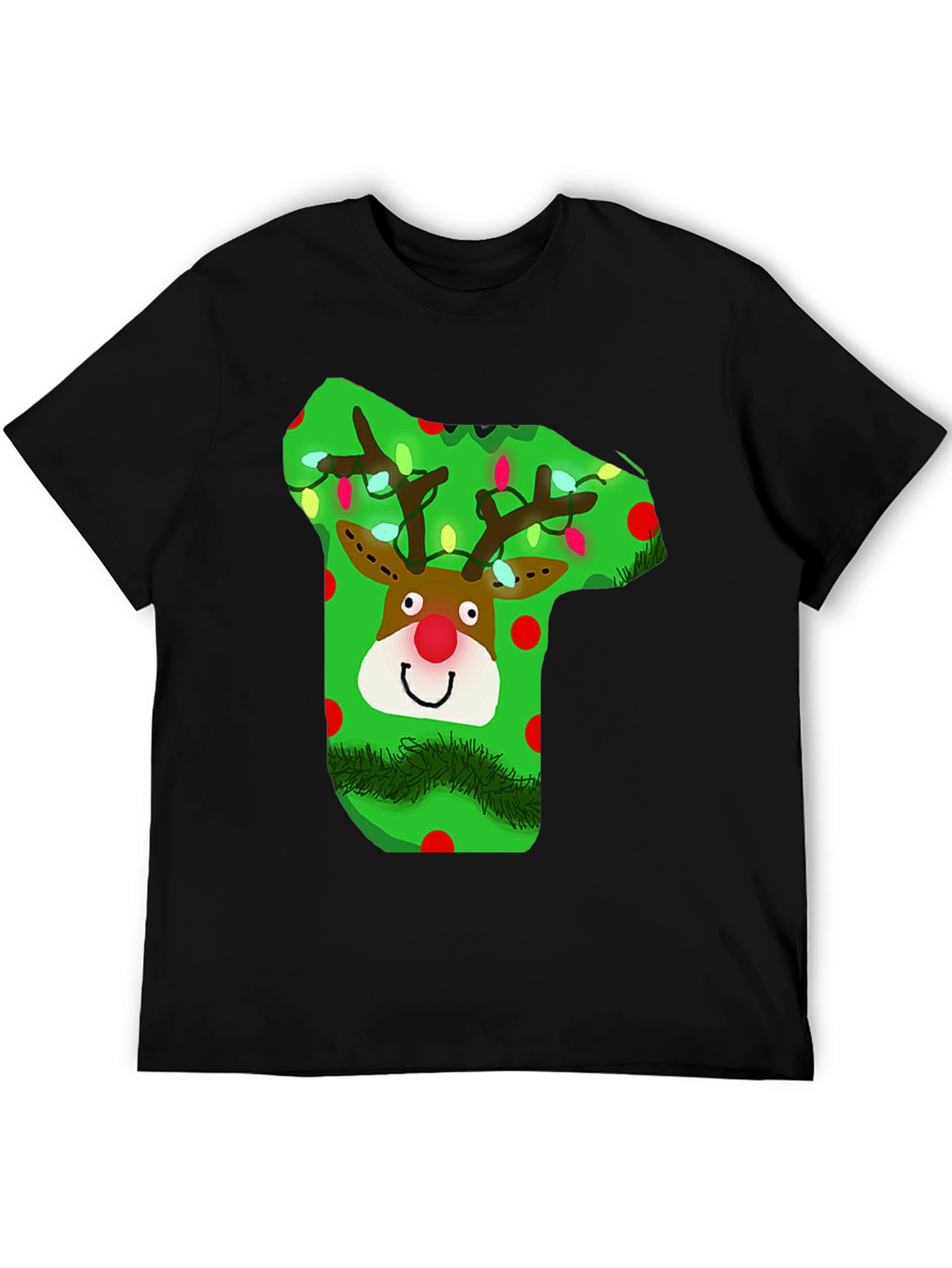 Festive Reindeer Christmas T-Shirt