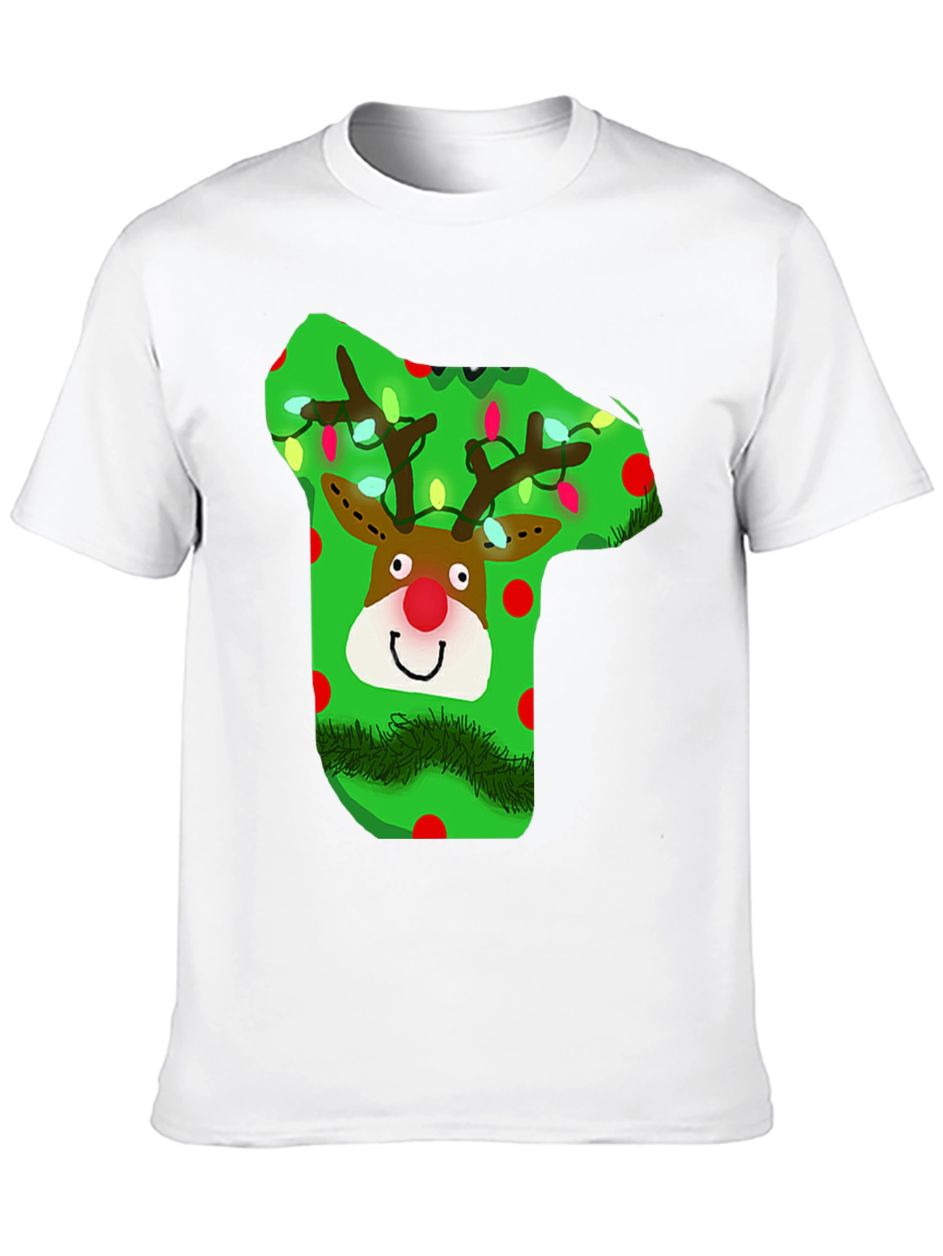 Festive Reindeer Christmas T-Shirt