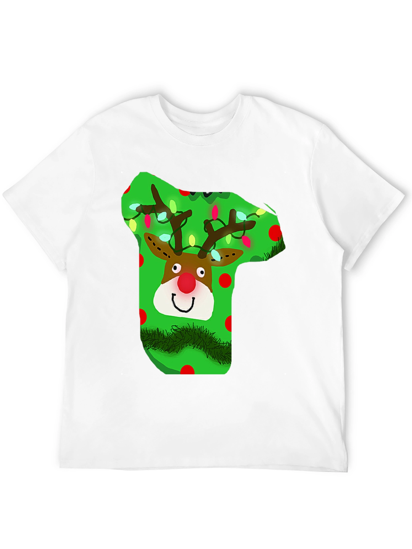 Festive Reindeer Christmas T-Shirt