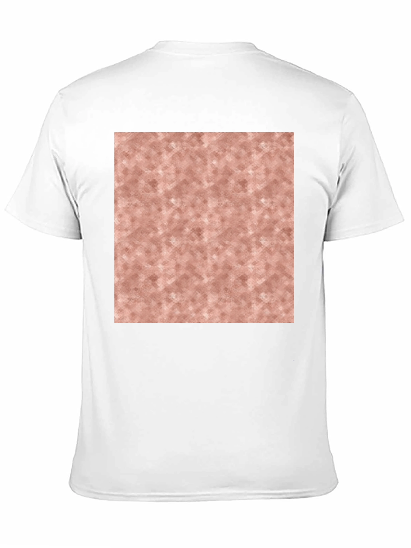 Stylish Black Cotton Blend Tee with Abstract Center Design