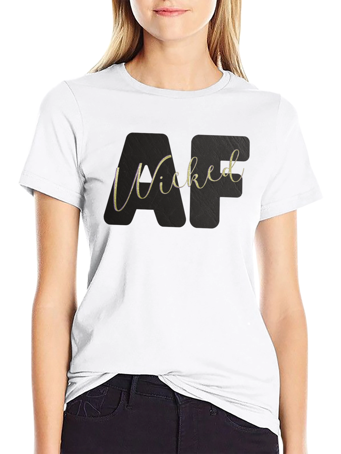 Wicked AF Graphic Tee - Black