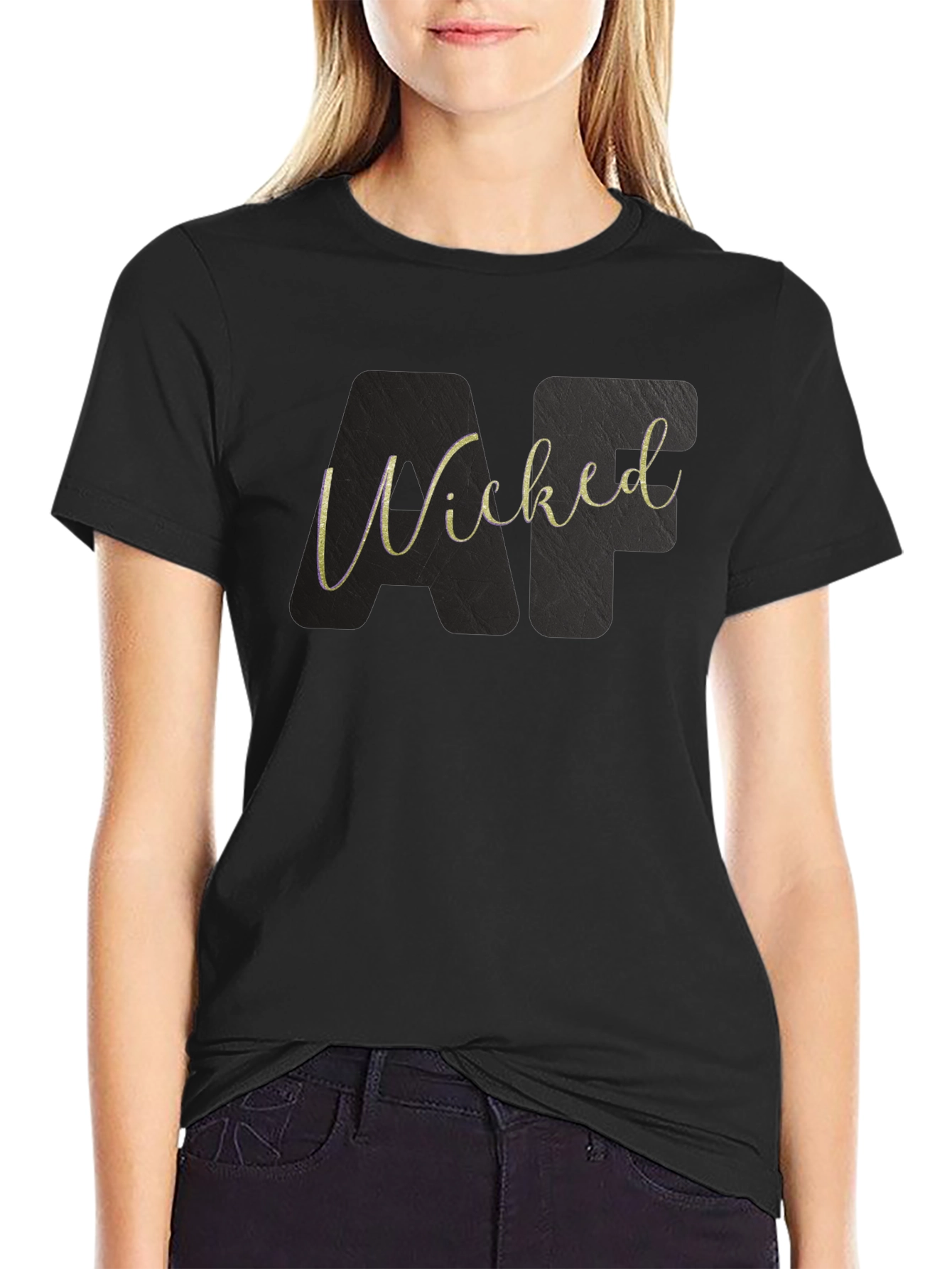 Wicked AF Graphic Tee - Black