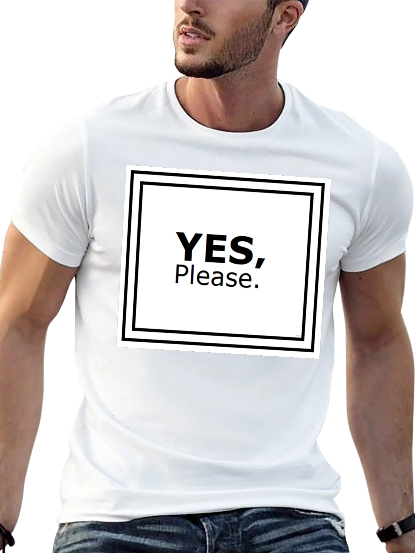 Yes Please T-Shirt - Bold Graphic Tee